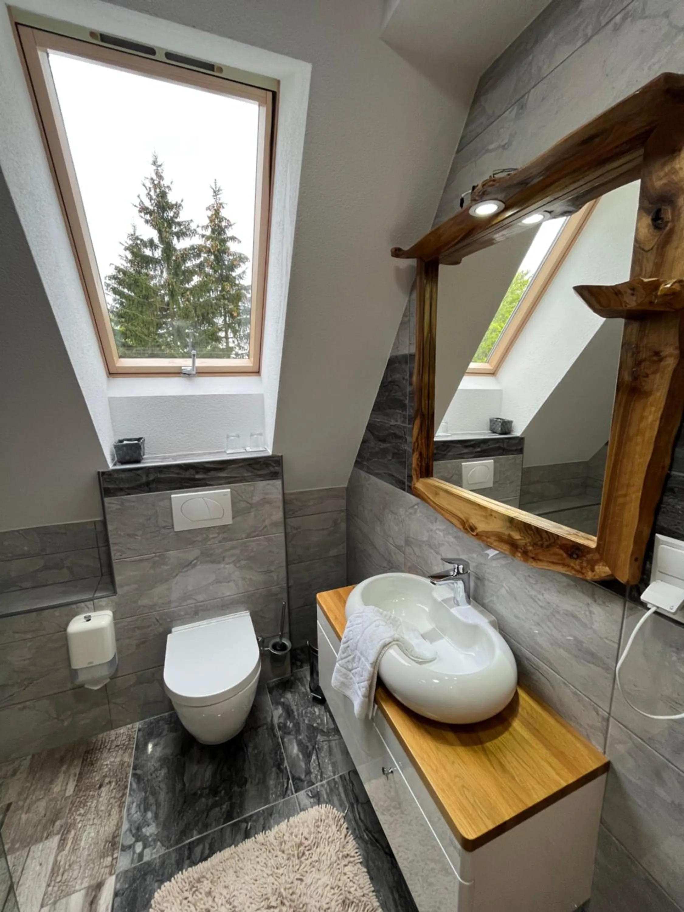 Bathroom in Rustic Inn River