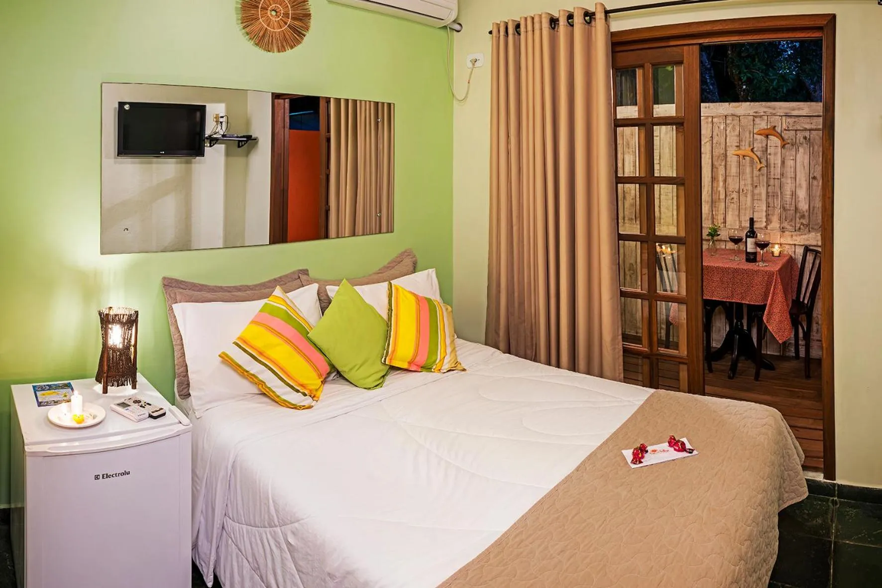 Bed in Pousada e Restaurante Fim da Trilha