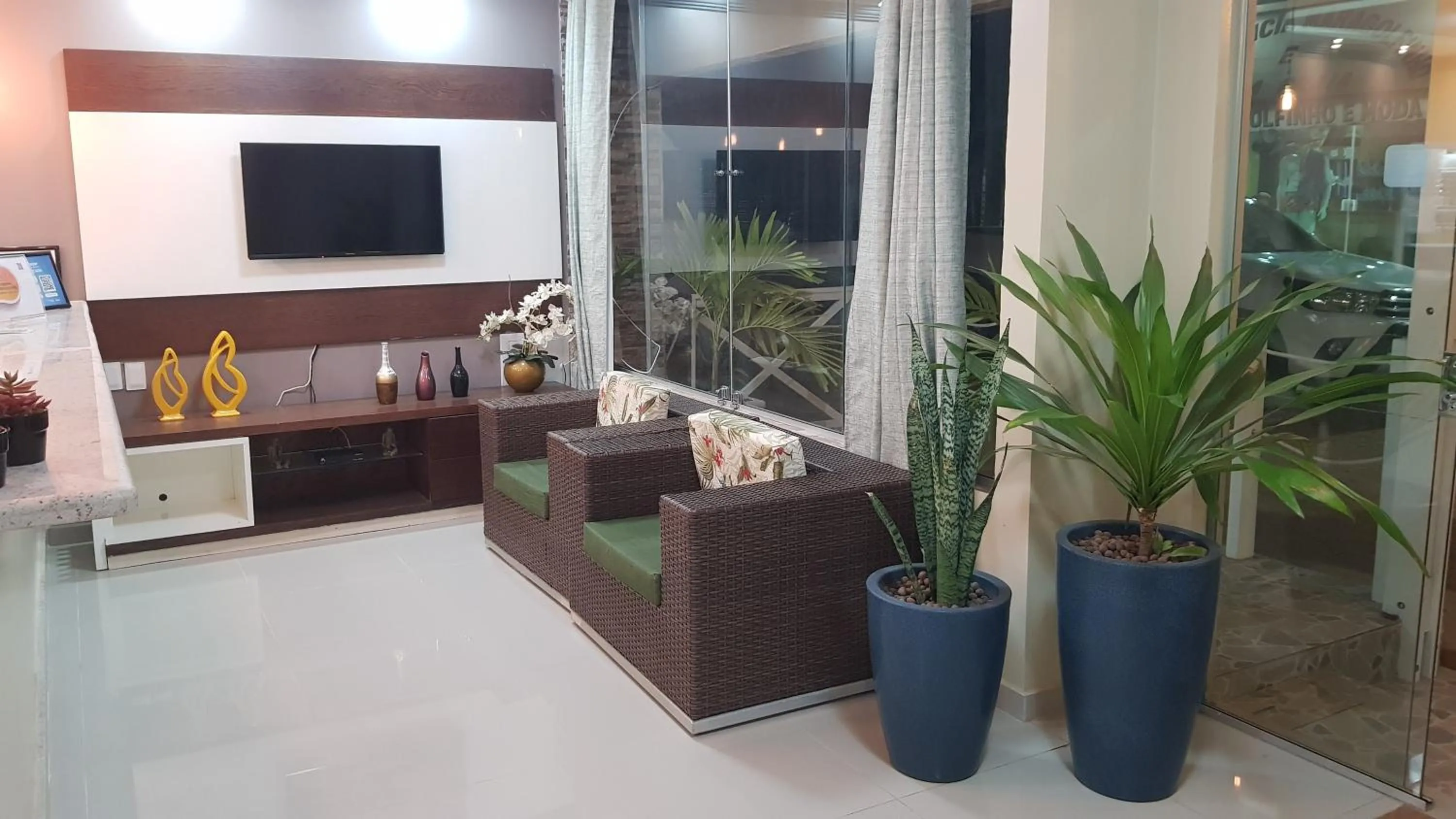 Lobby or reception in Pousada Maragolfinho