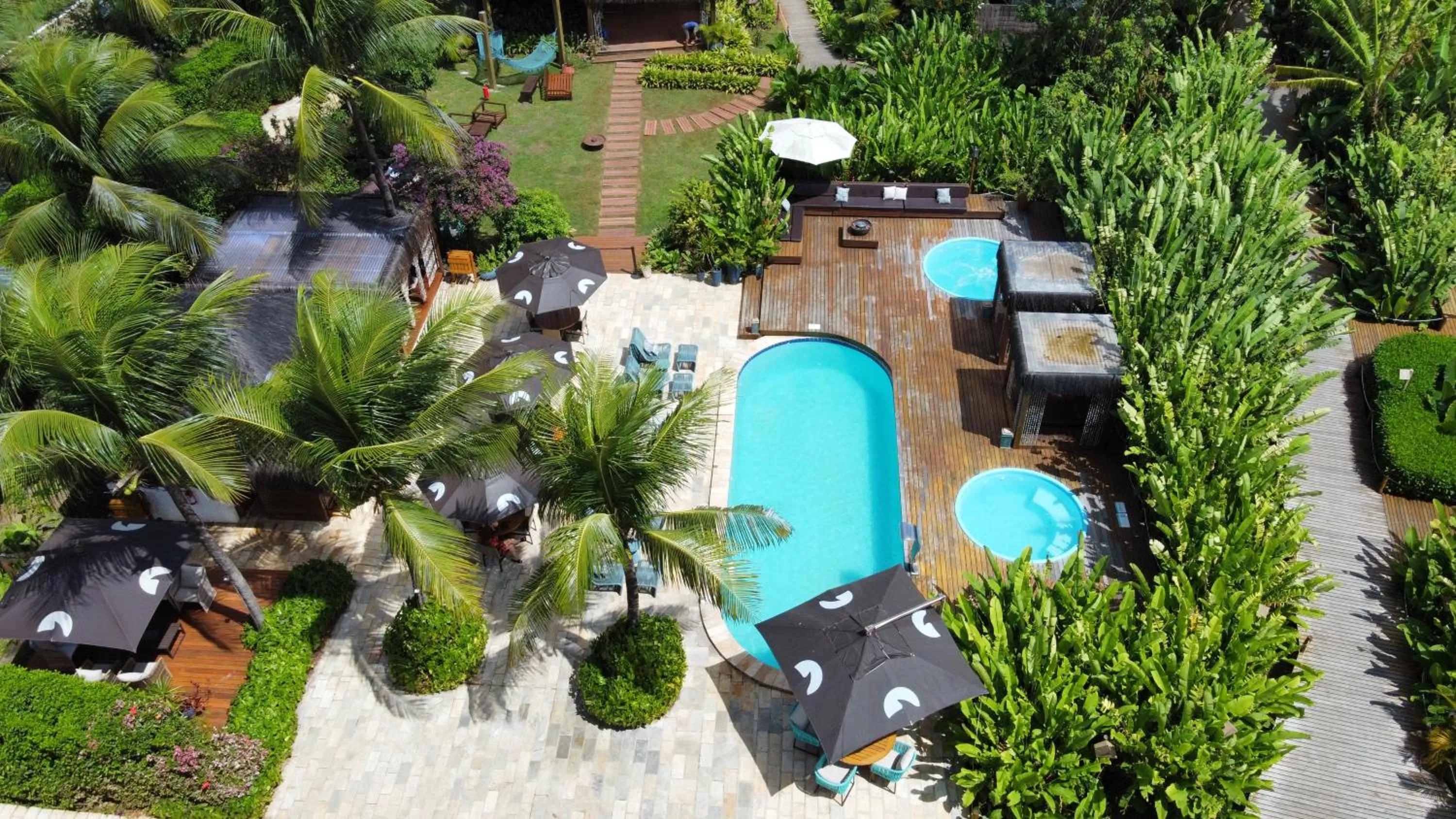 Bird's eye view in Dolphin Hotel