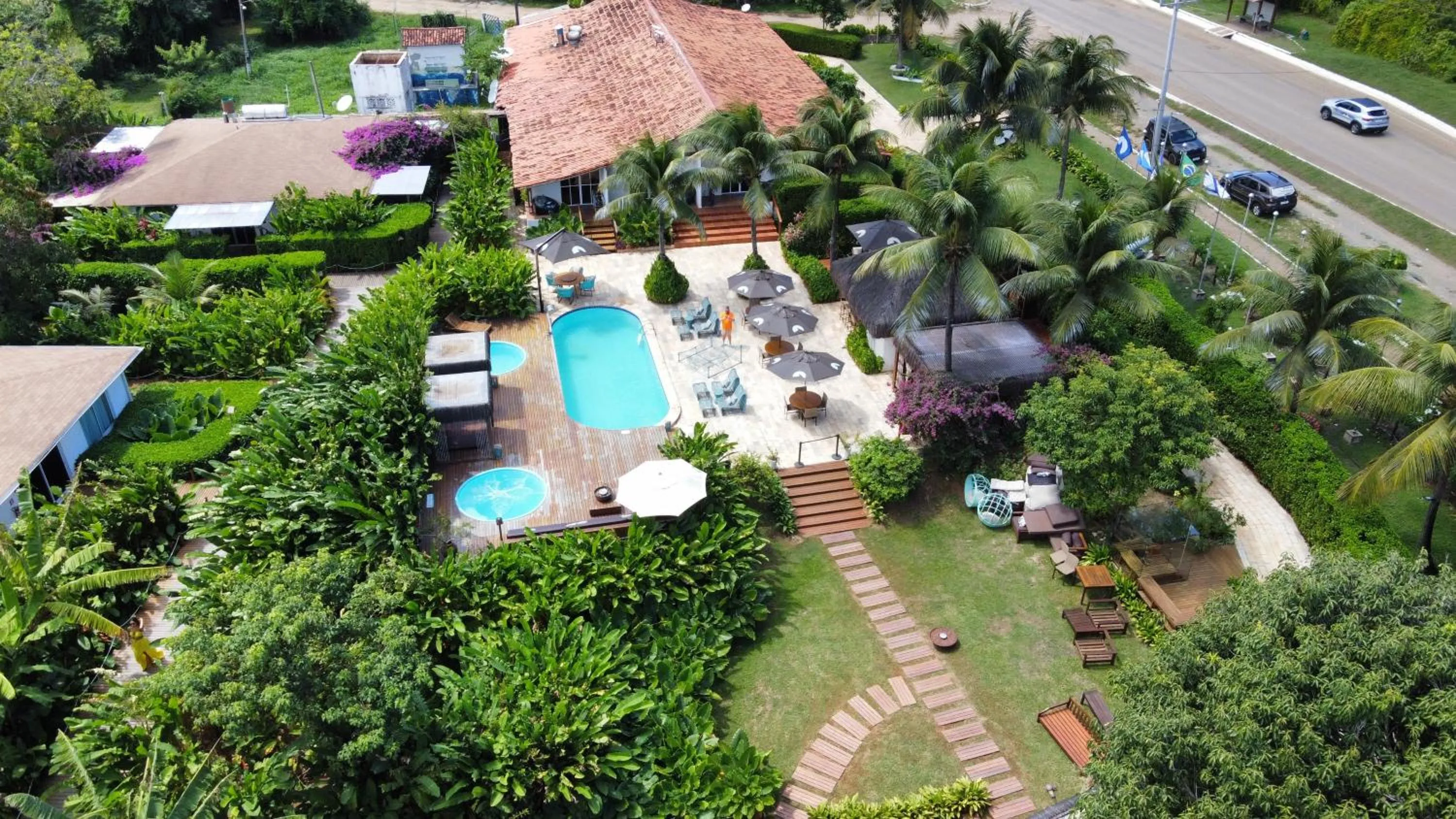 Bird's eye view in Dolphin Hotel