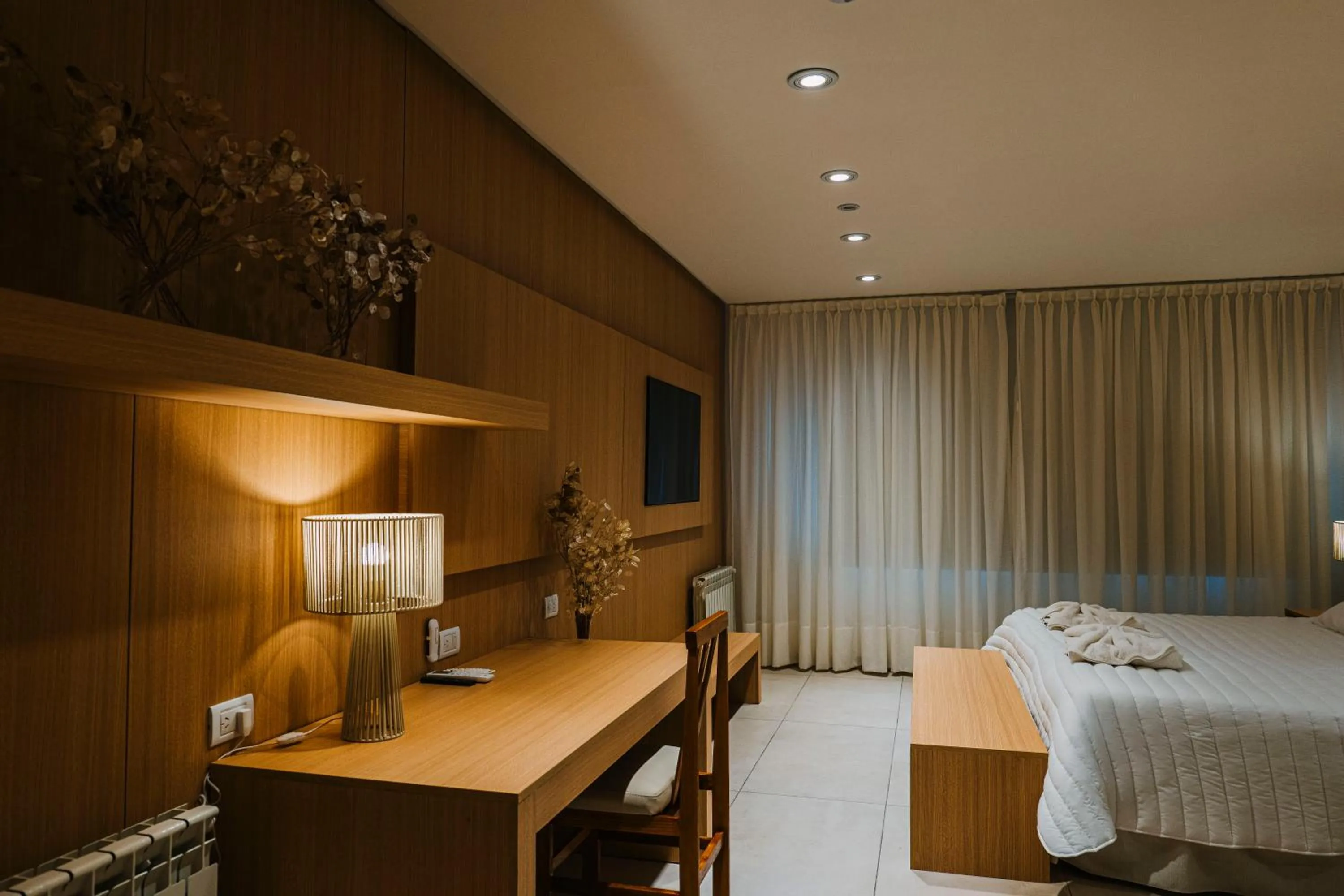 Decorative detail, Bed in Plaza Paradiso Petit Hotel