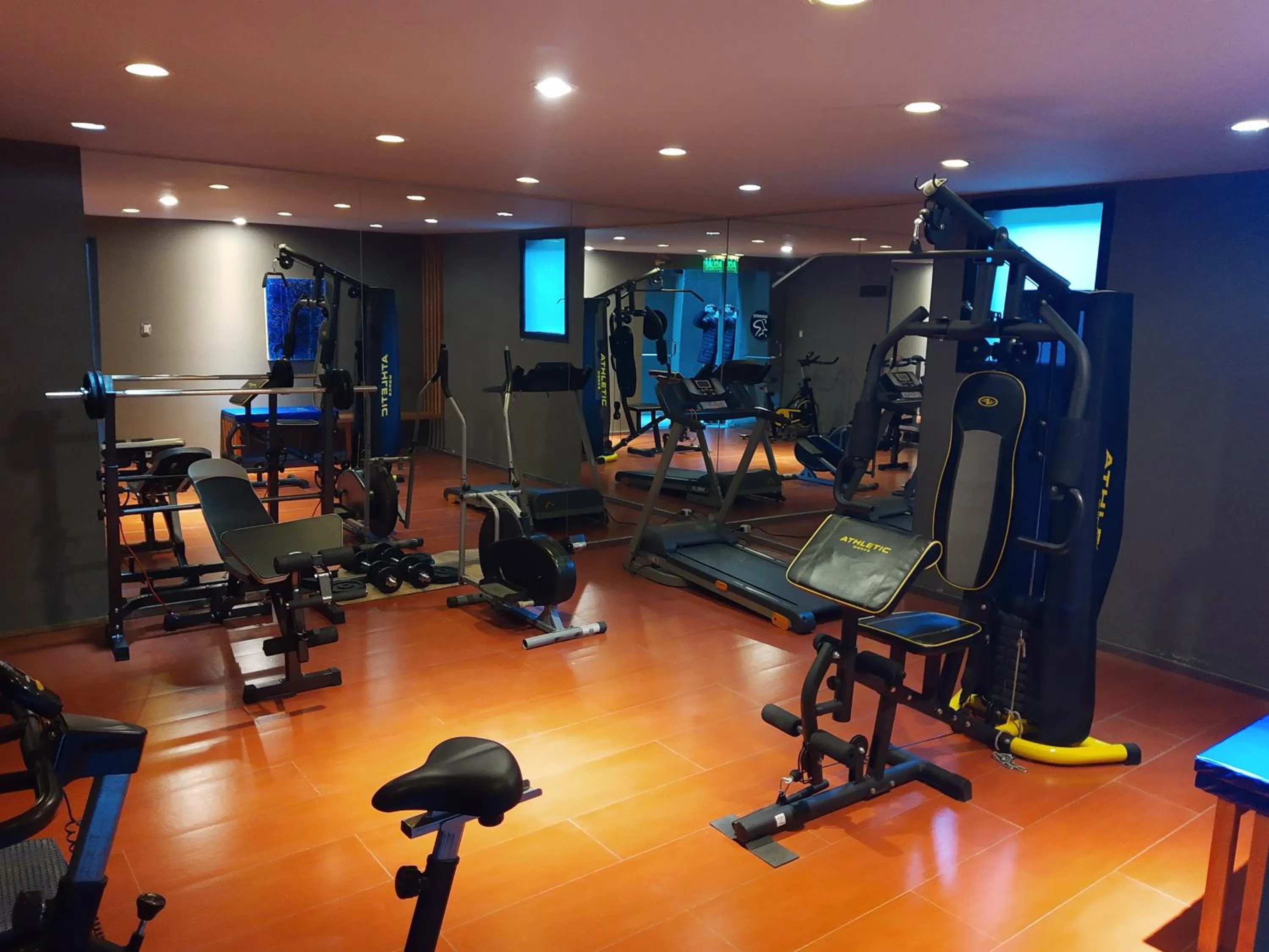 Fitness centre/facilities in Plaza Paradiso Petit Hotel