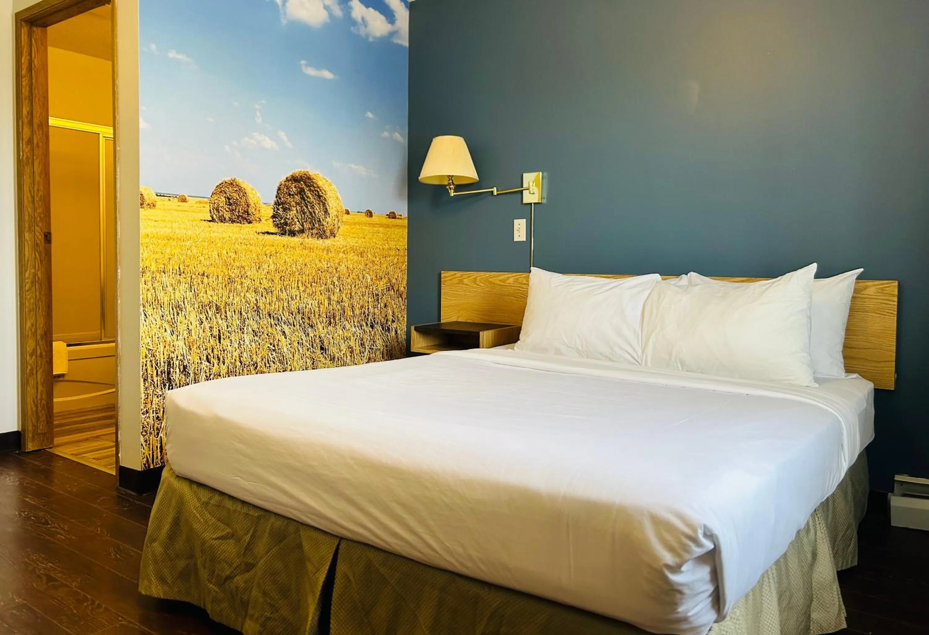 Bed in Rimbey Motor Inn