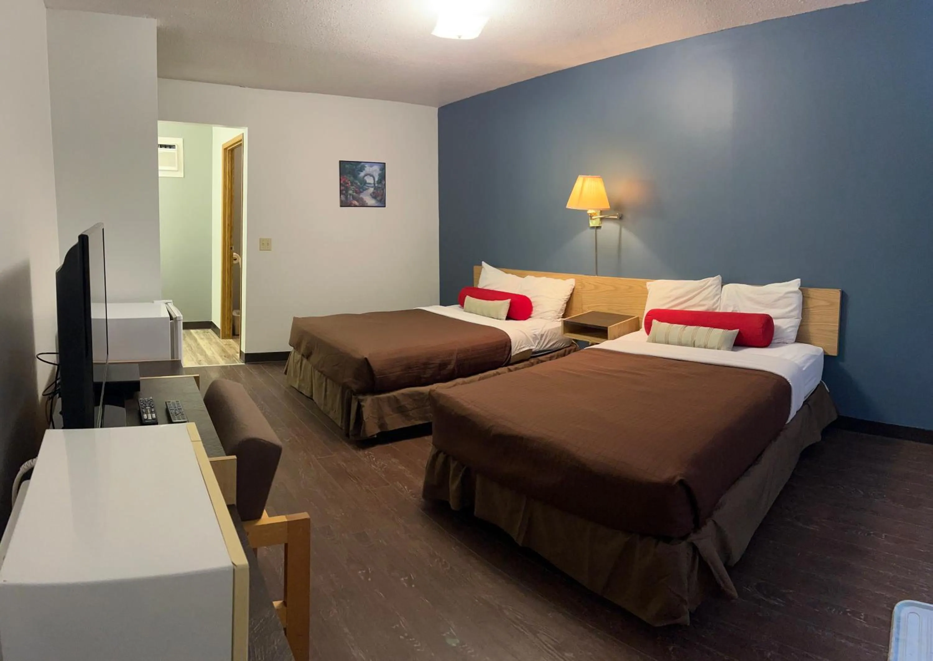 Bed in Rimbey Motor Inn