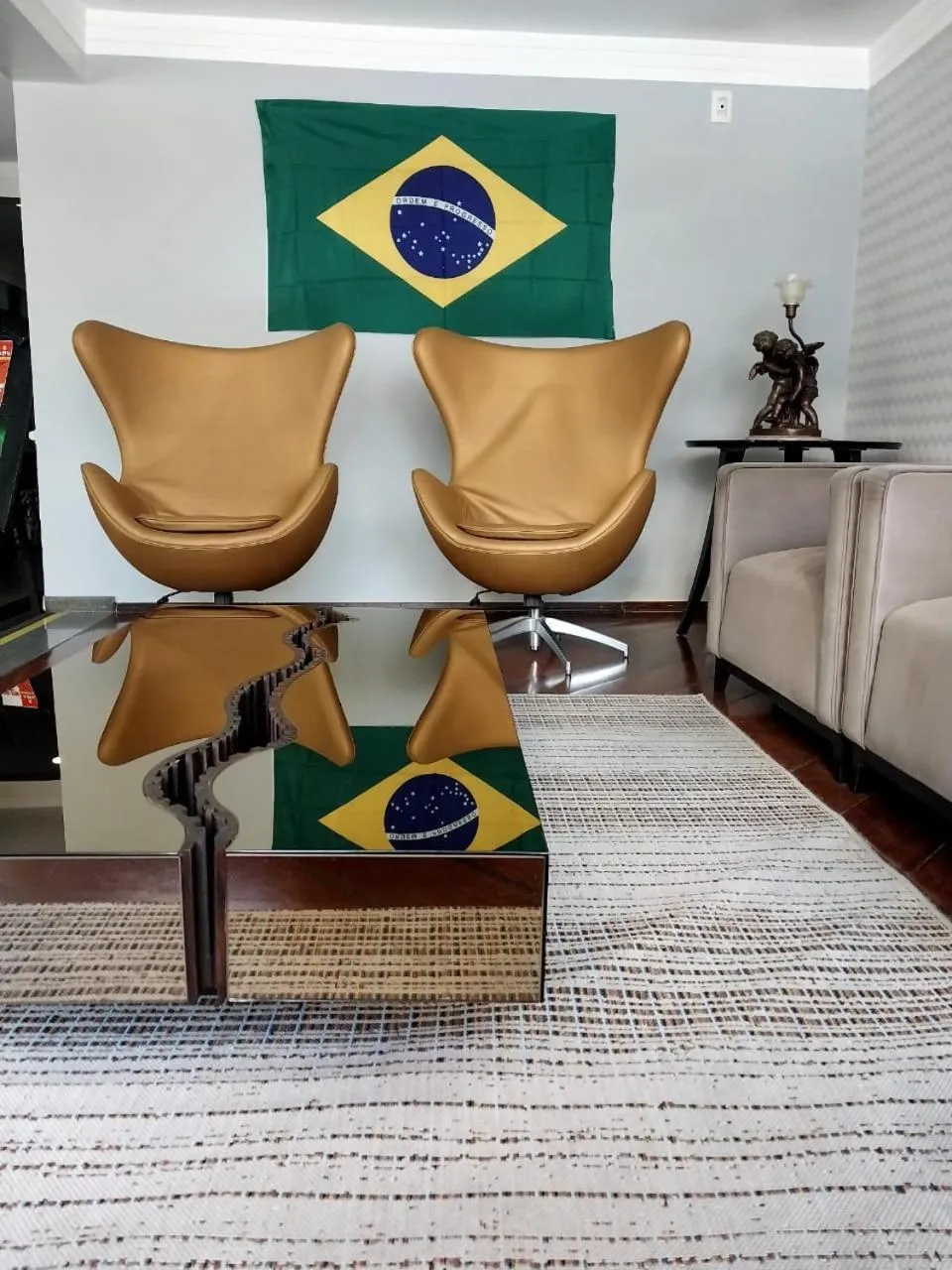 Living room in LEON PARK HOTEL e CONVENÇÕES - Melhor Custo Benefício