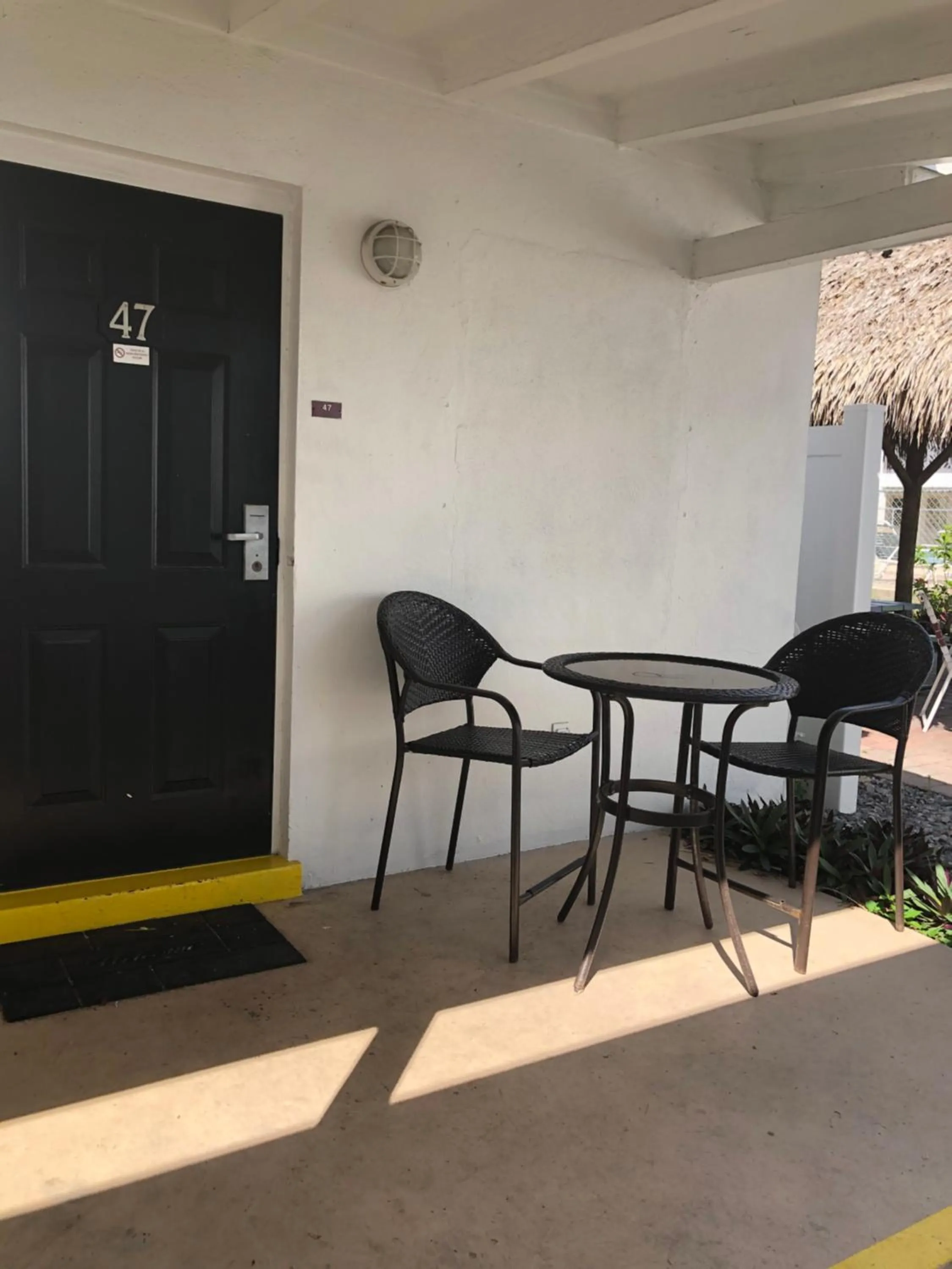 Patio in Holiday Isles Resort