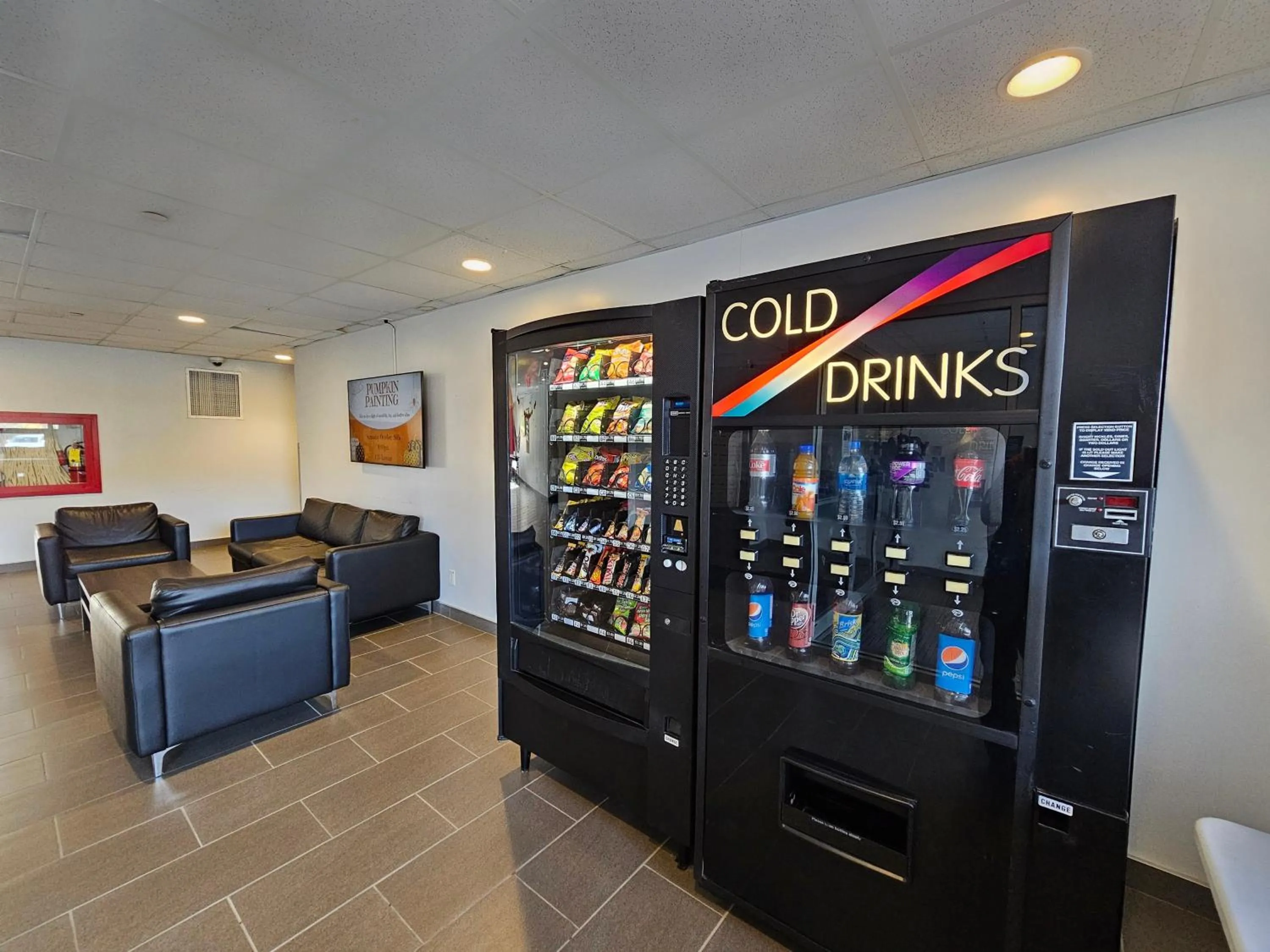 Seating area in Residence & Conference Centre - North Bay