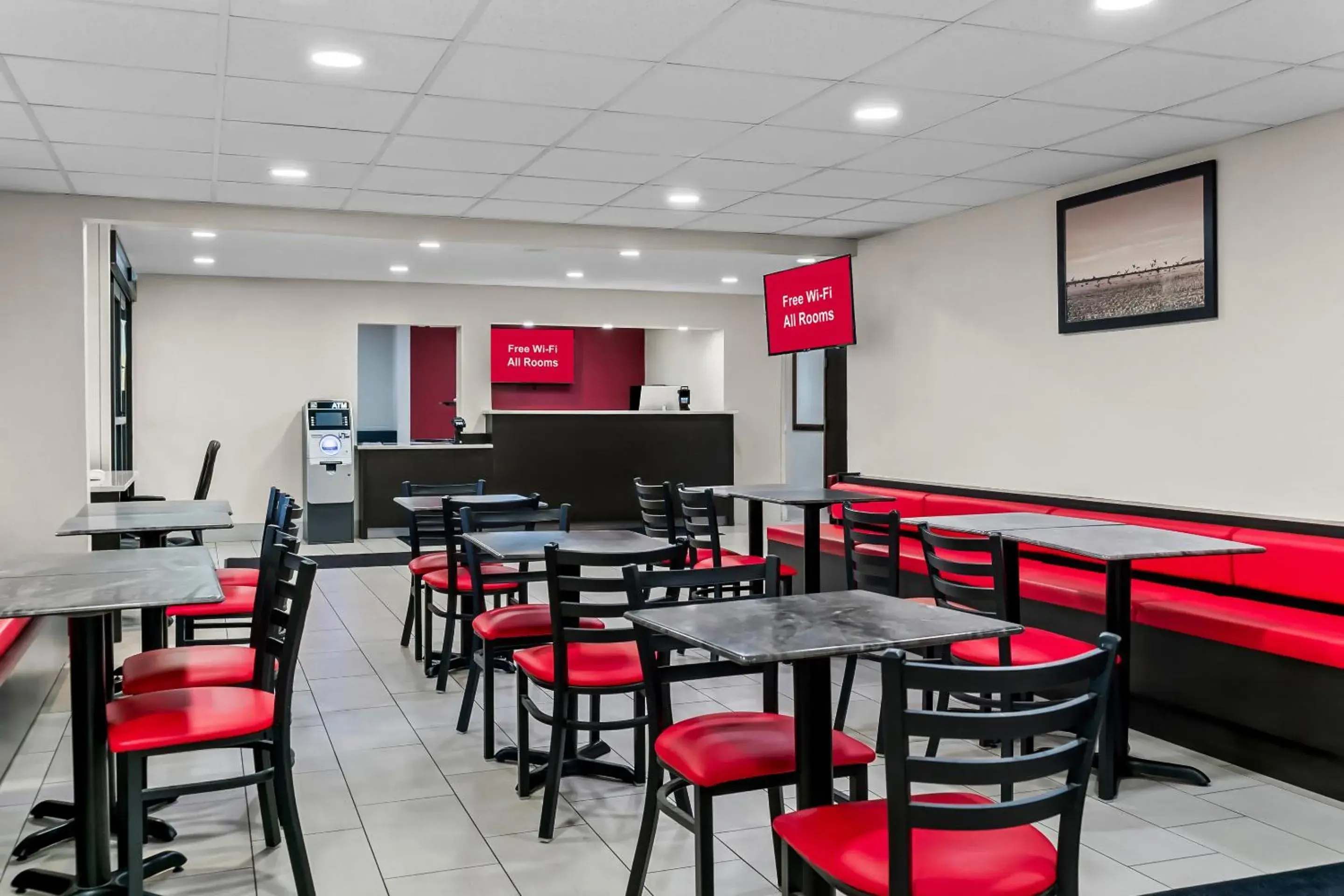 Lobby or reception in Red Roof Inn Flint Lobby or reception in Red Roof Inn Flint