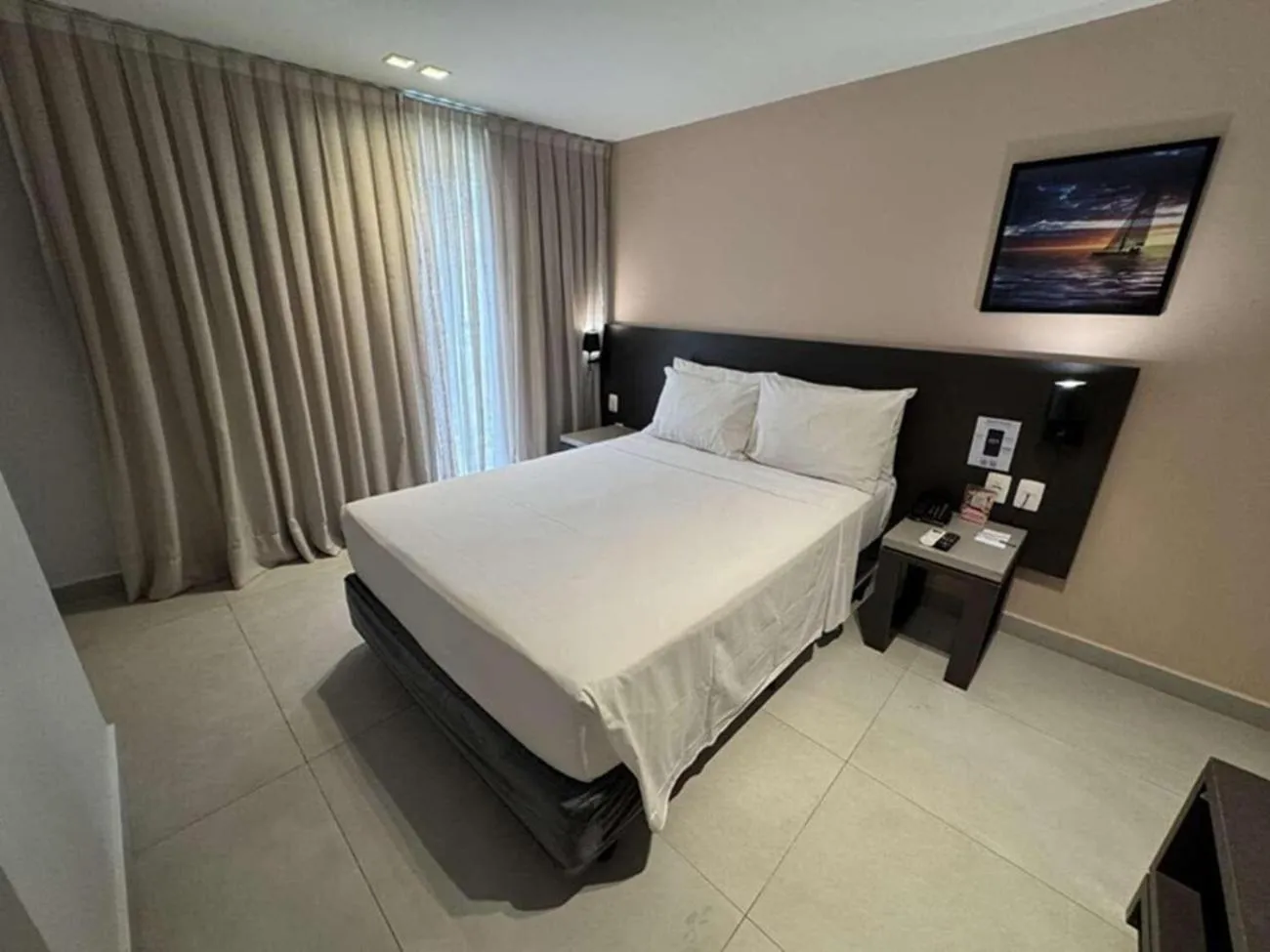 Bed in Quality Suítes João Pessoa