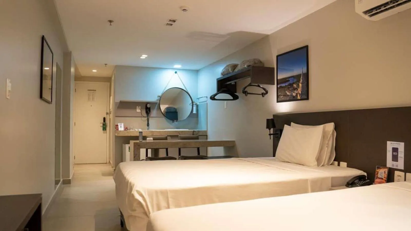 Bed in Quality Suítes João Pessoa