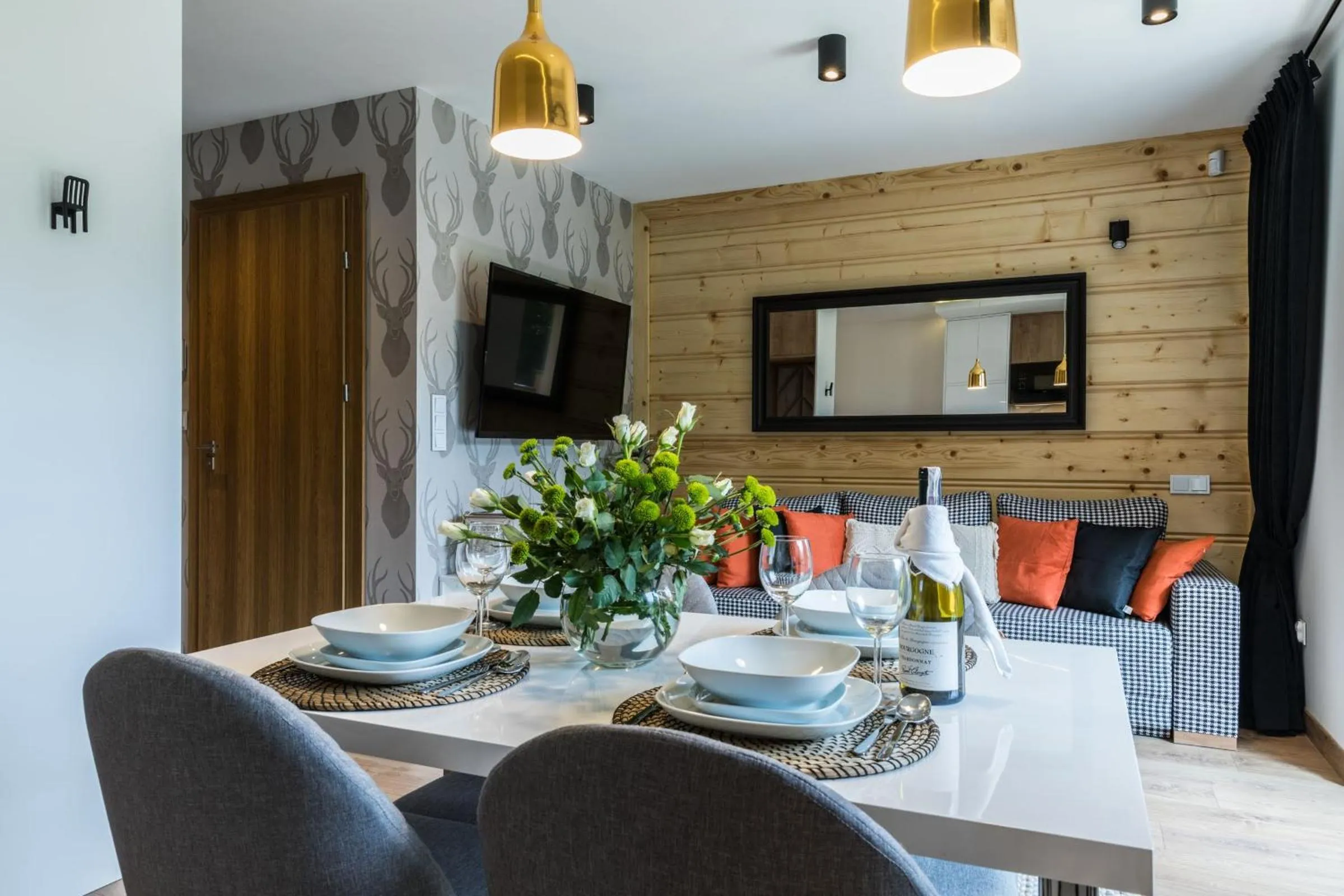 Living room in Rezydencja Sobiczkowa Apartamenty