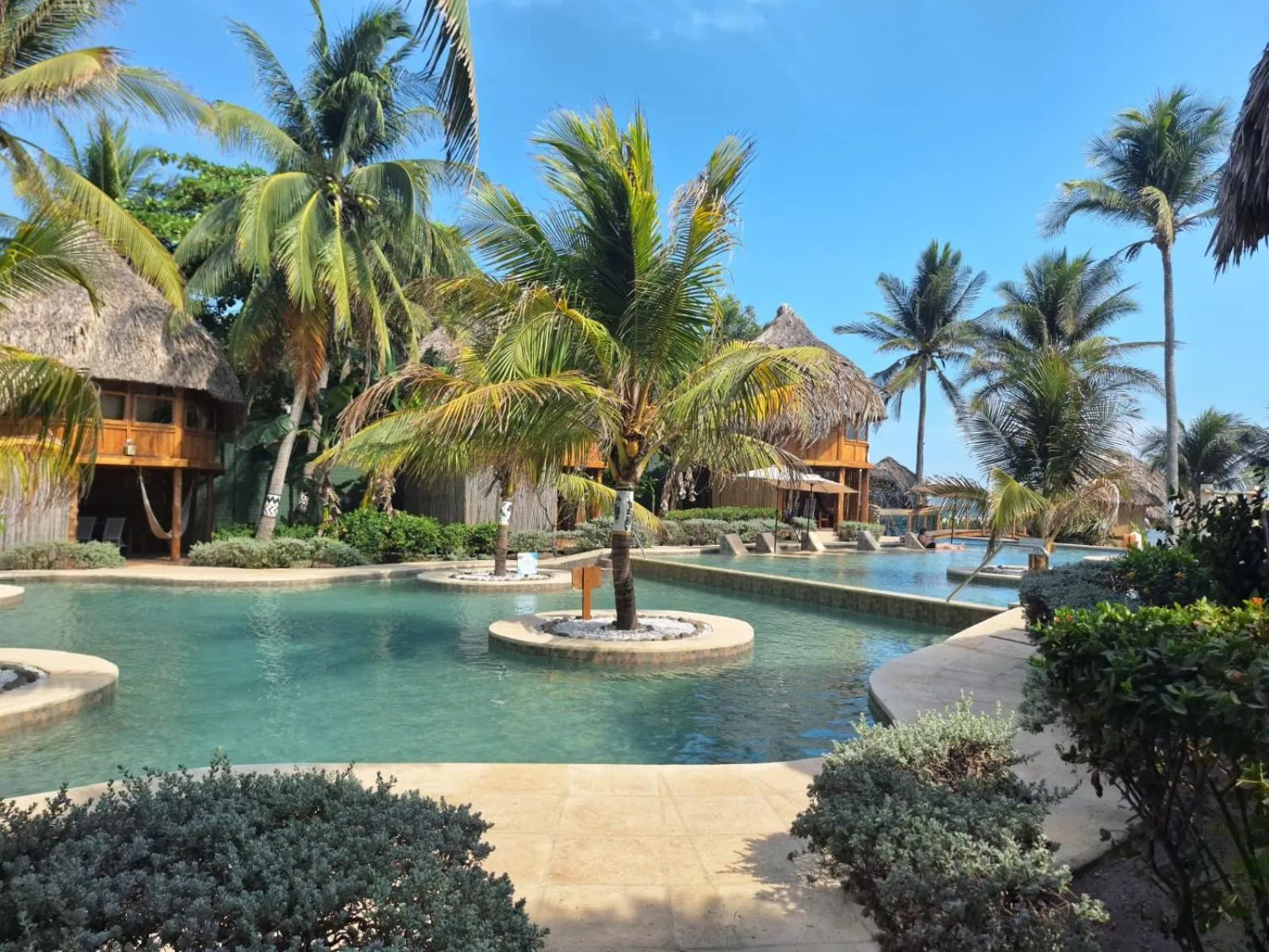 Pool view in Hotel Tortuga Village