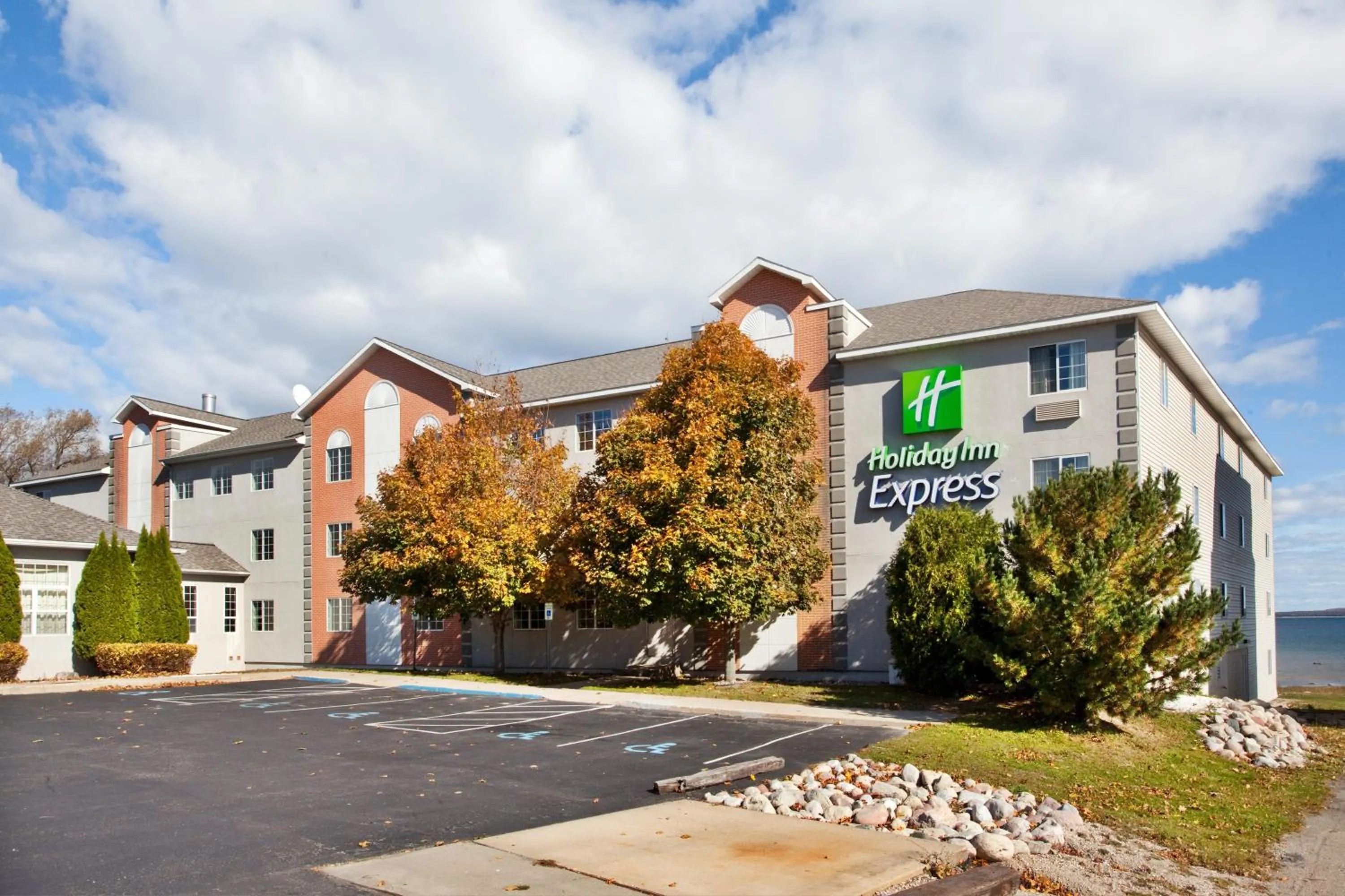 Property building in Holiday Inn Express St. Ignace-Lake Front by IHG