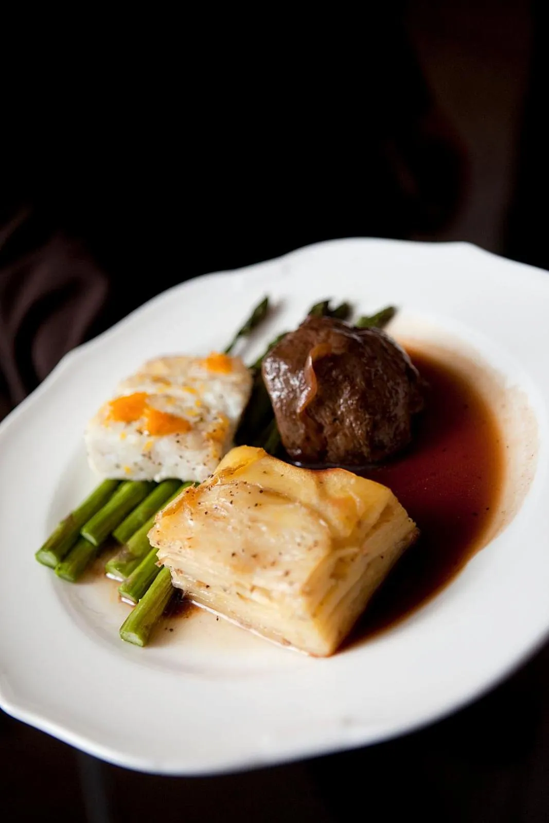 Food close-up in Oceano Hotel and Spa Half Moon Bay Harbor