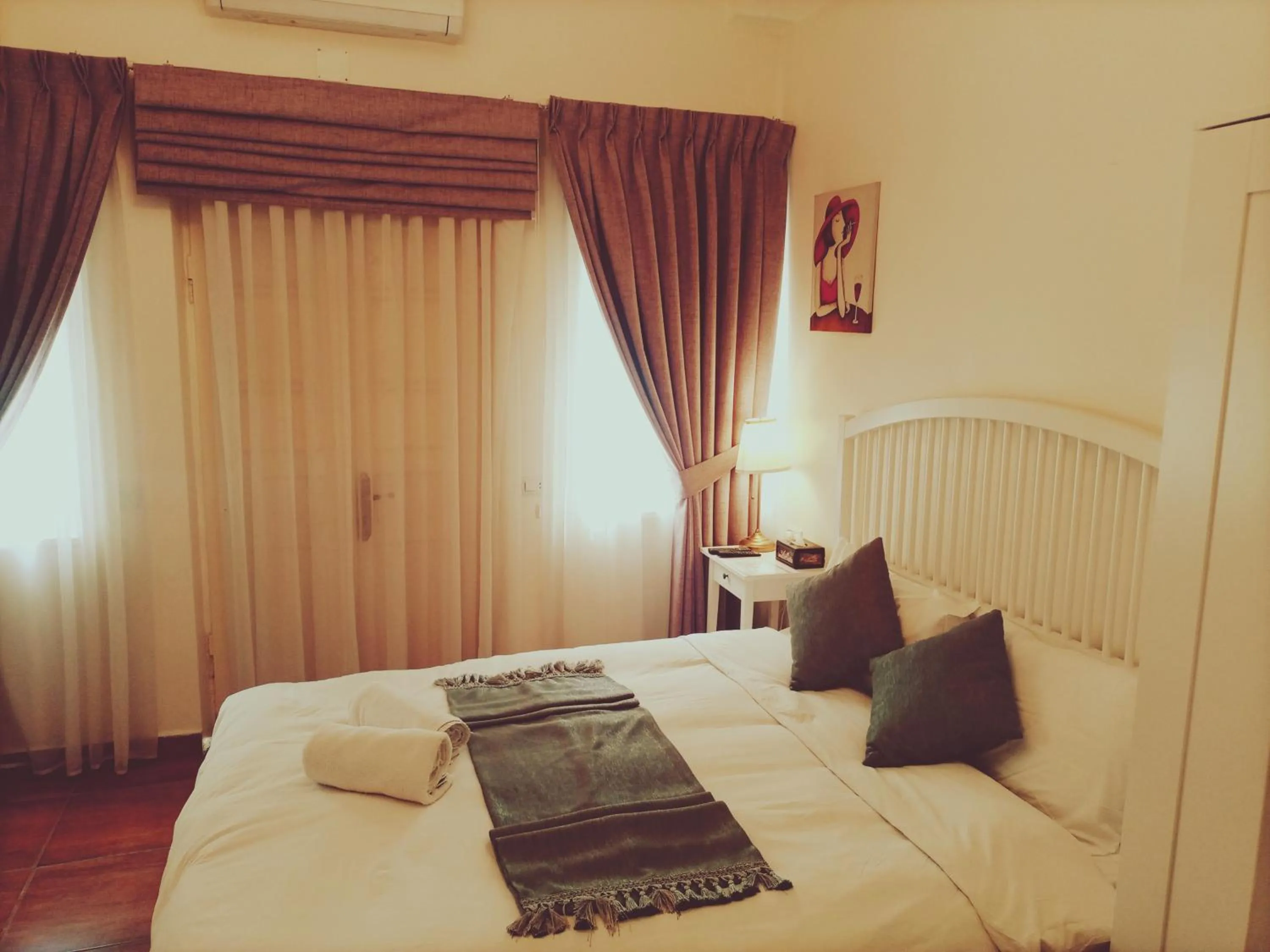 Bed in The Boutique Hotel Amman