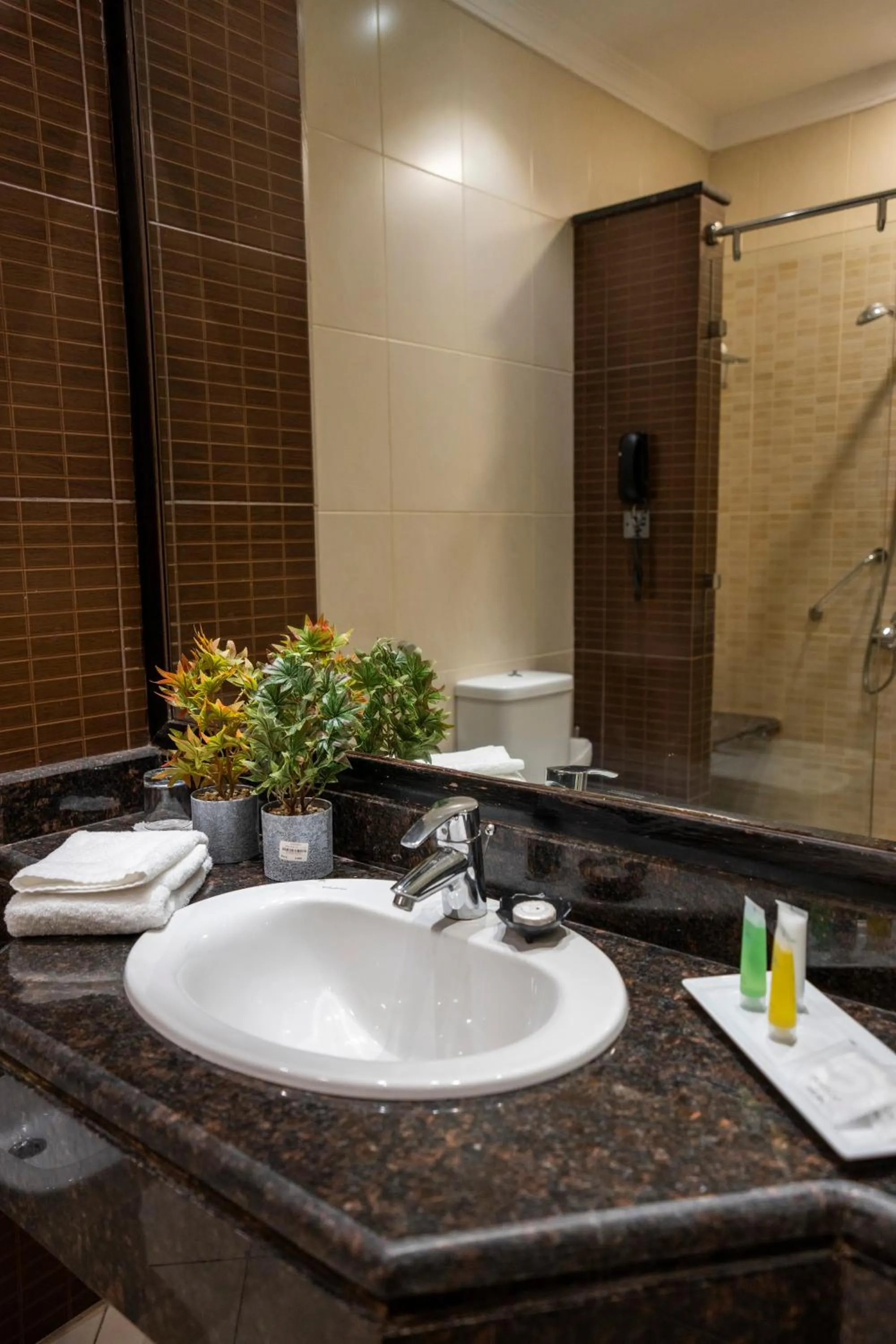 Bathroom in Ayass Hotel
