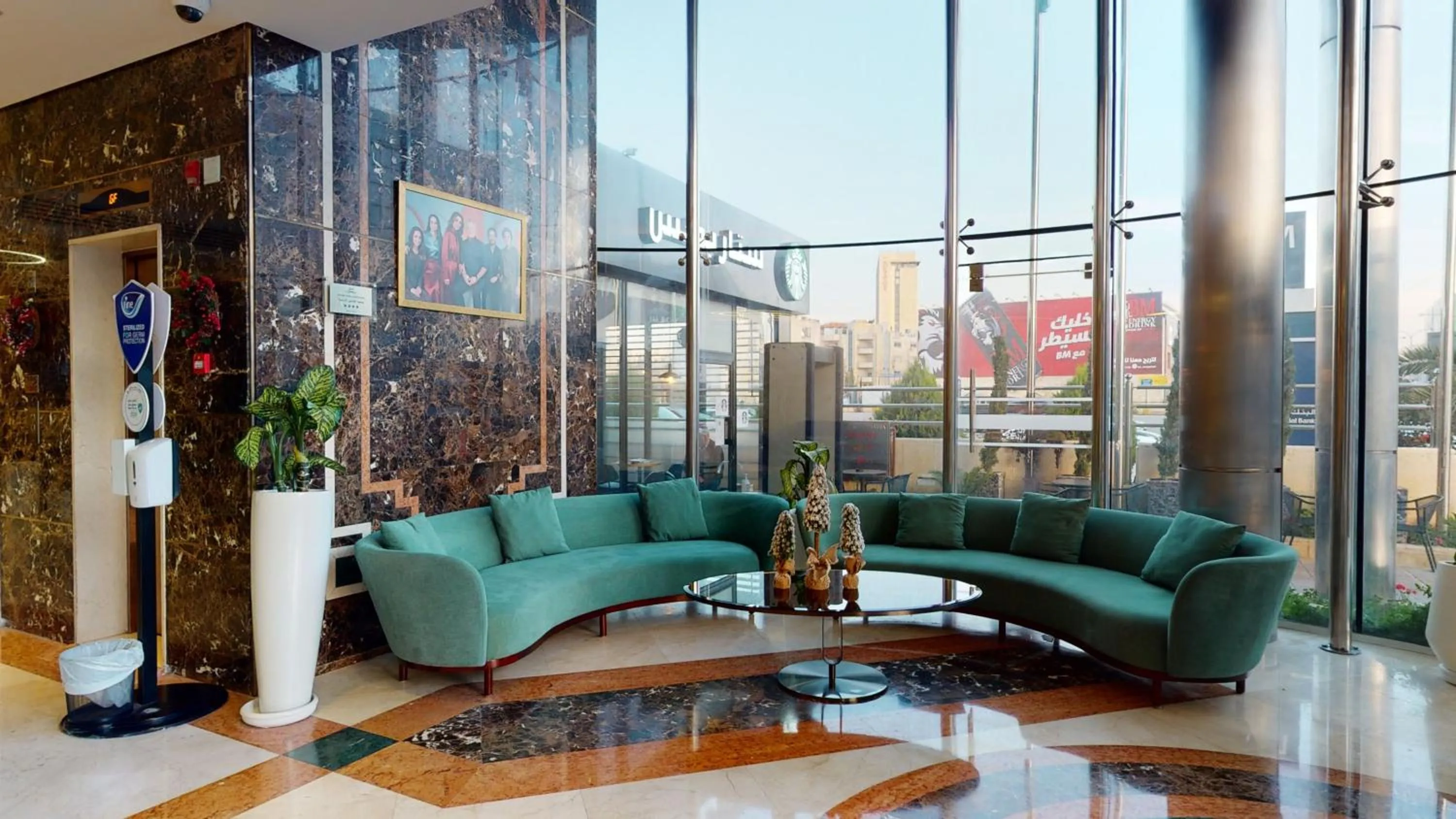 Lobby or reception in Ayass Hotel