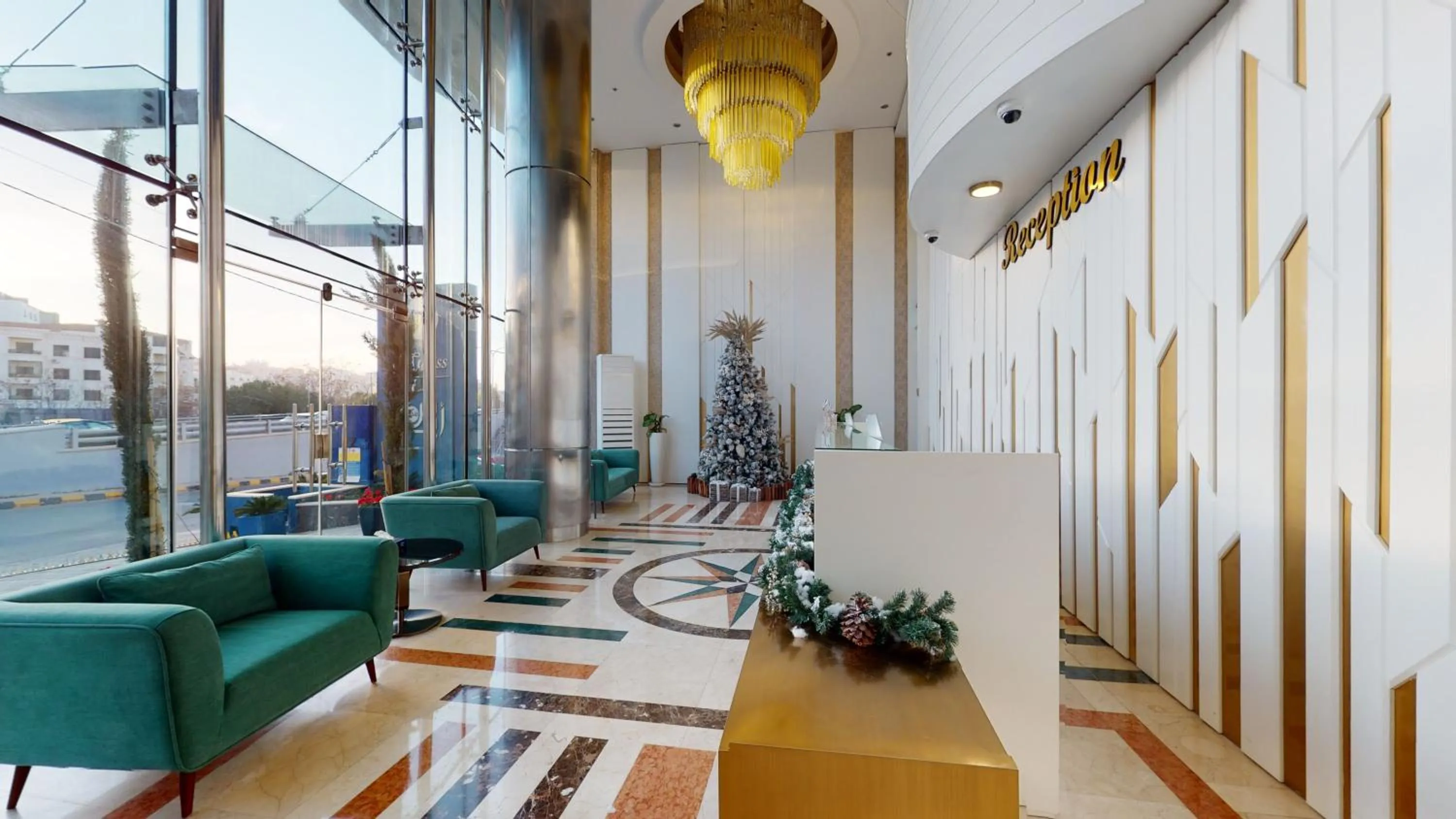Lobby or reception in Ayass Hotel