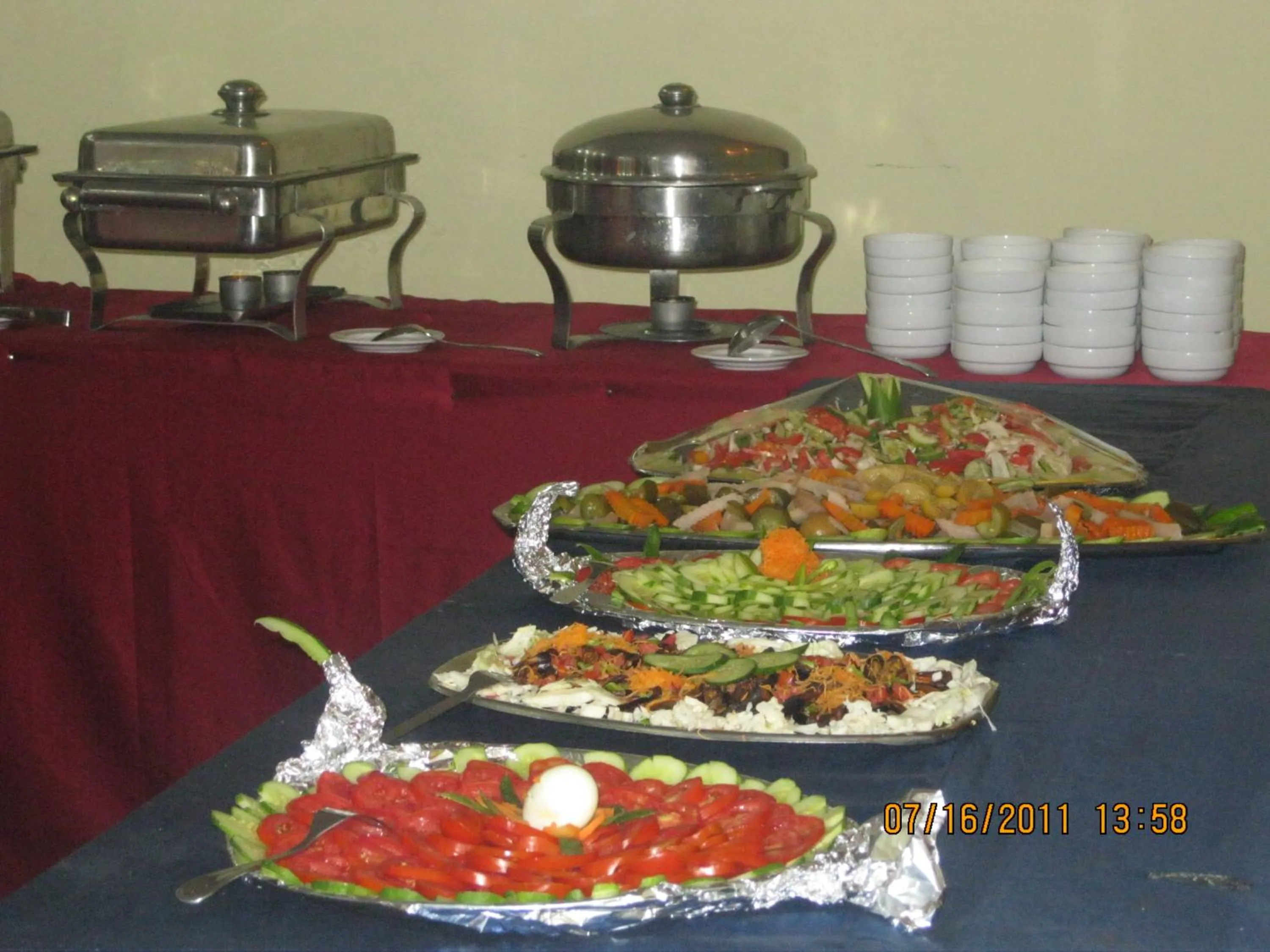 Food close-up in Royal City Hotel