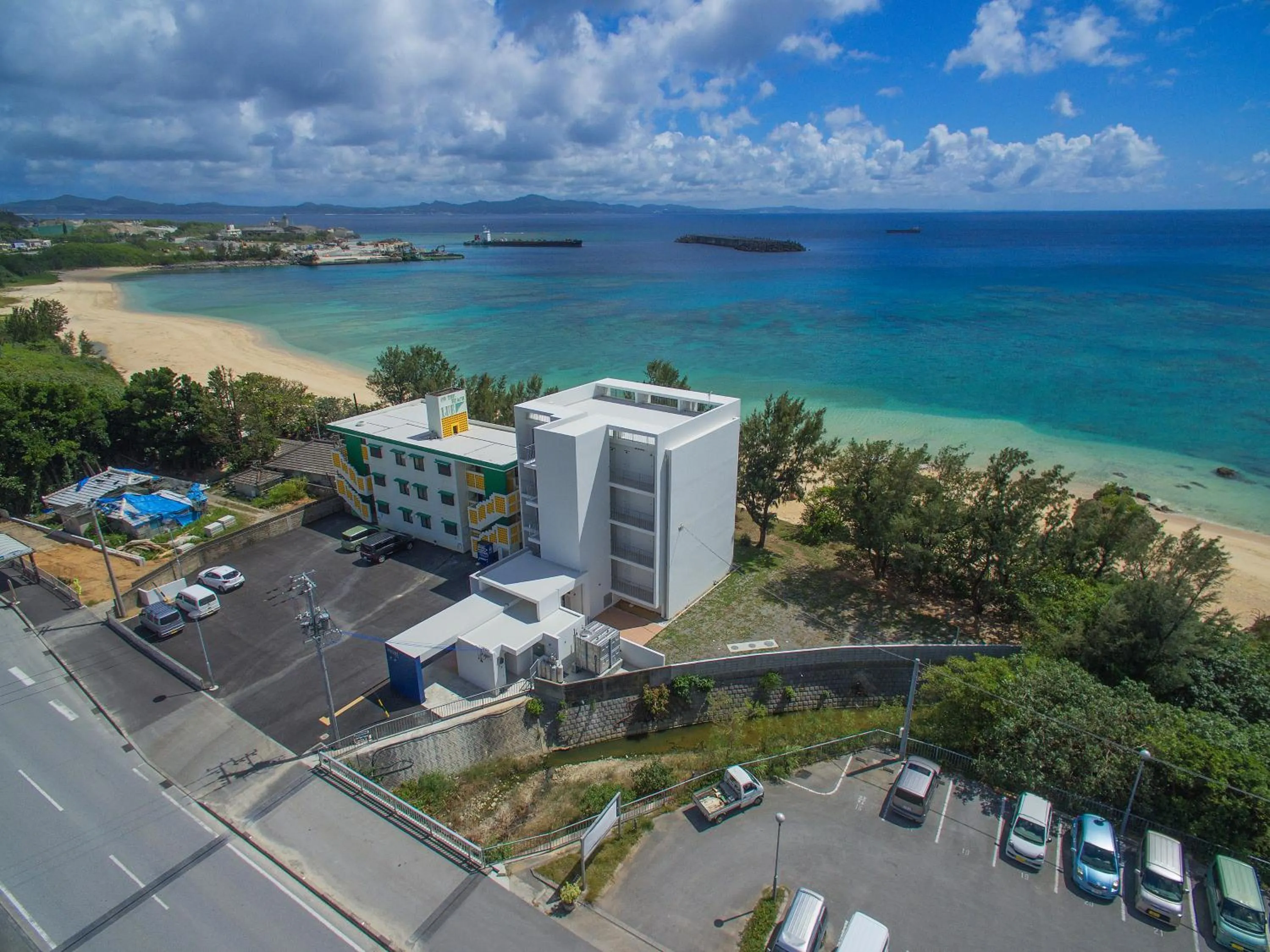 Property building in Hotel & Restaurant On the Beach Lue