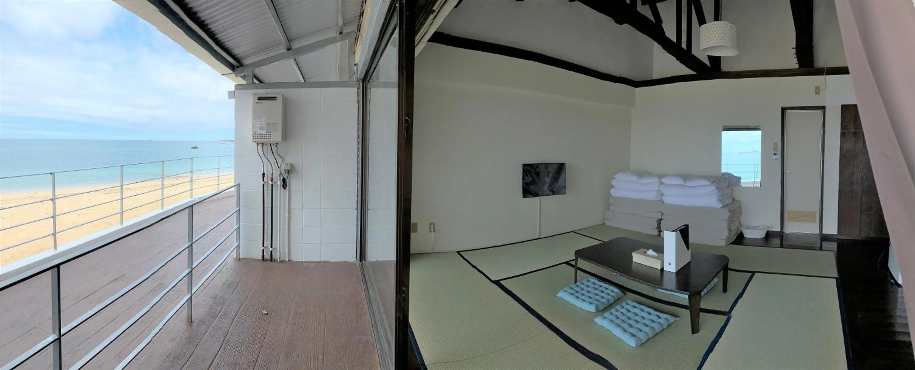 View (from property/room) in Hotel & Restaurant On the Beach Lue