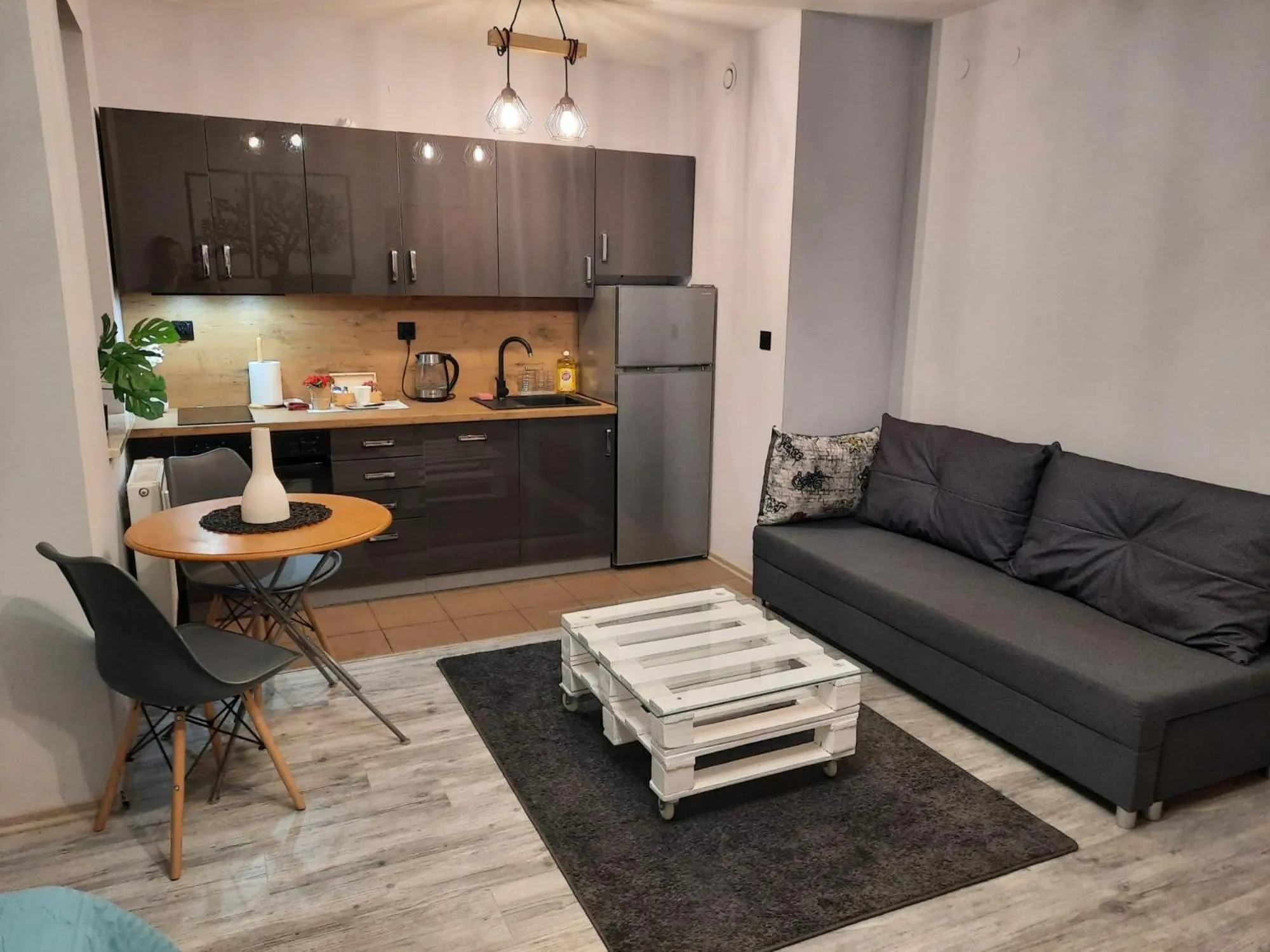 Kitchen or kitchenette in Apartamenty Trzy Wieze