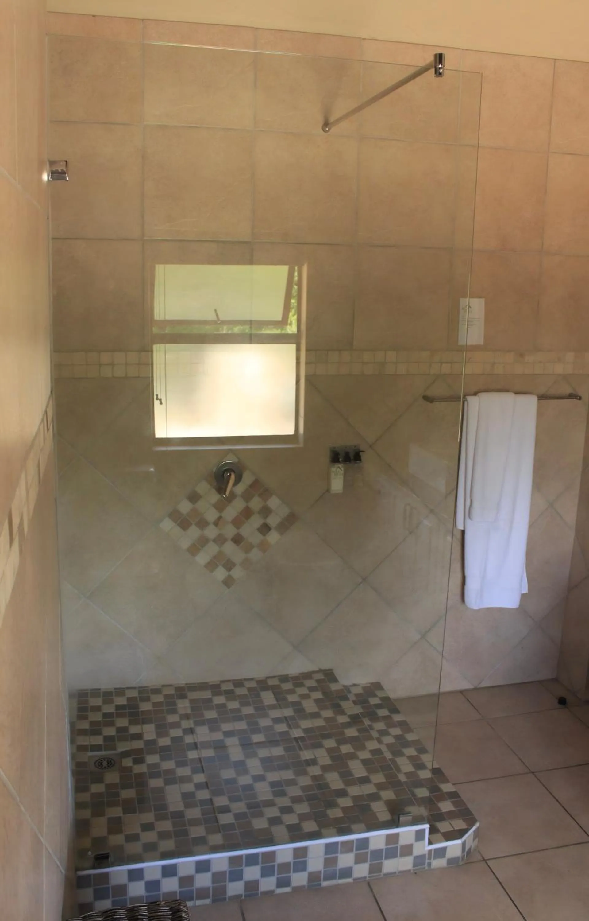 Shower in Blue Hills Lodge