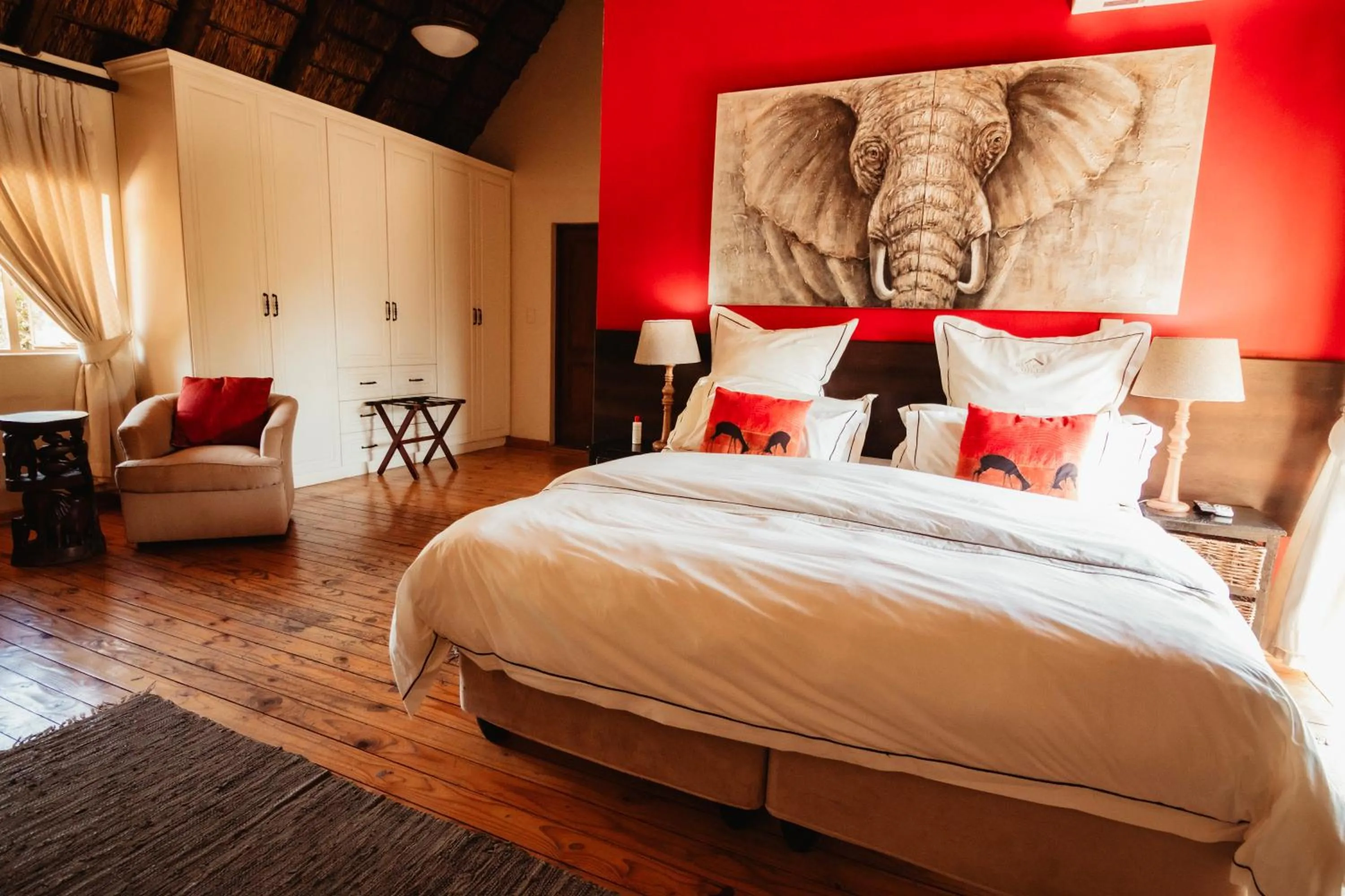 Bed in Blue Hills Lodge