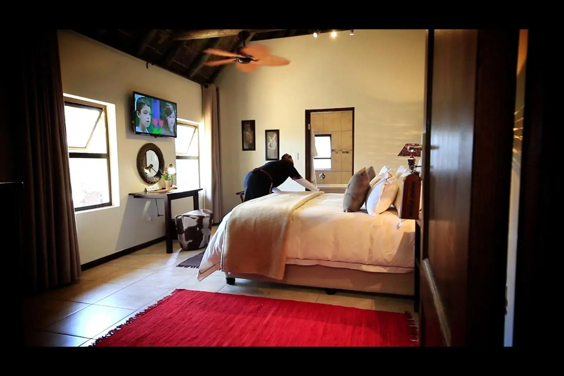 Bed in Blue Hills Lodge Bed in Blue Hills Lodge