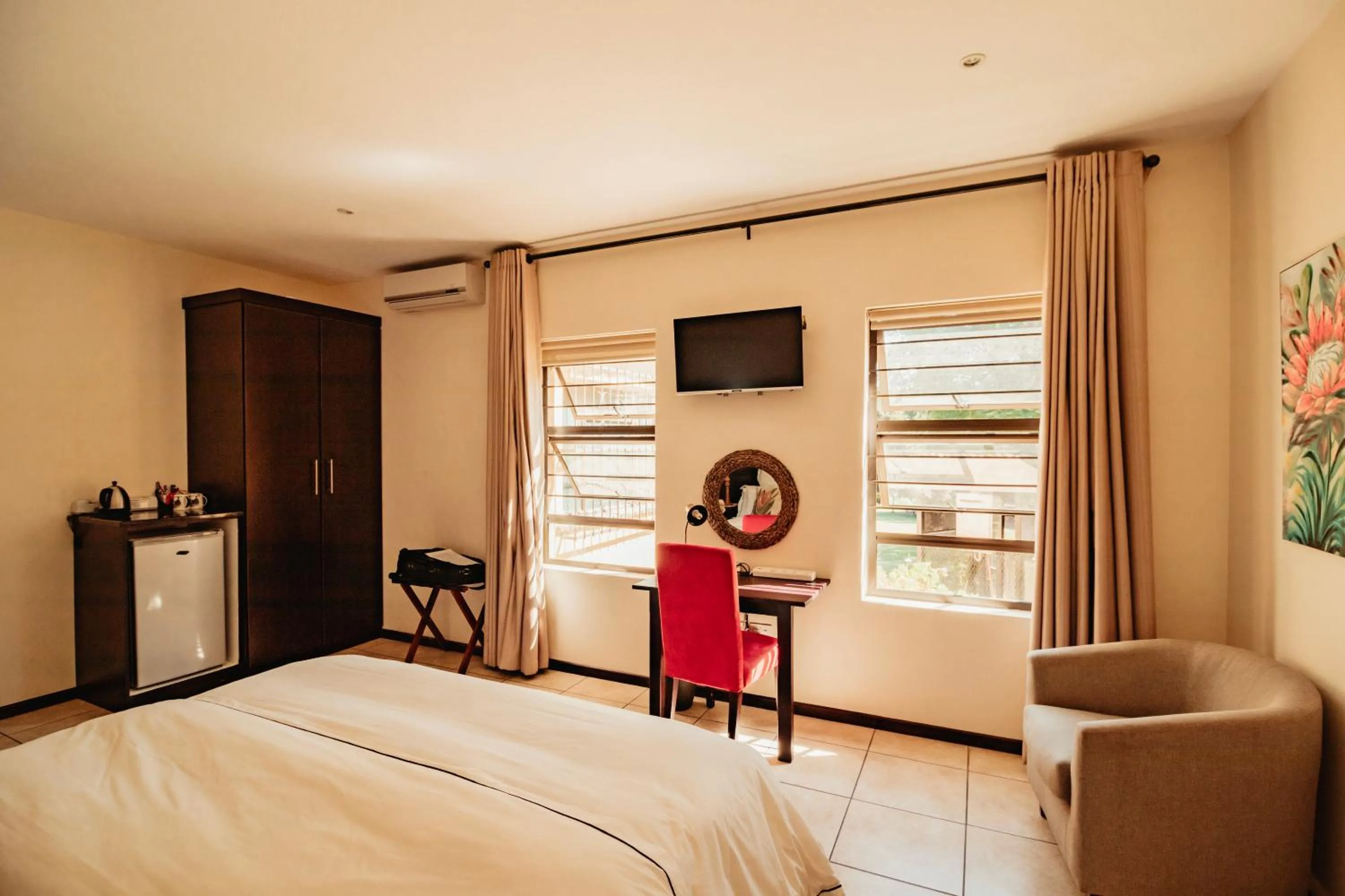 Bed in Blue Hills Lodge