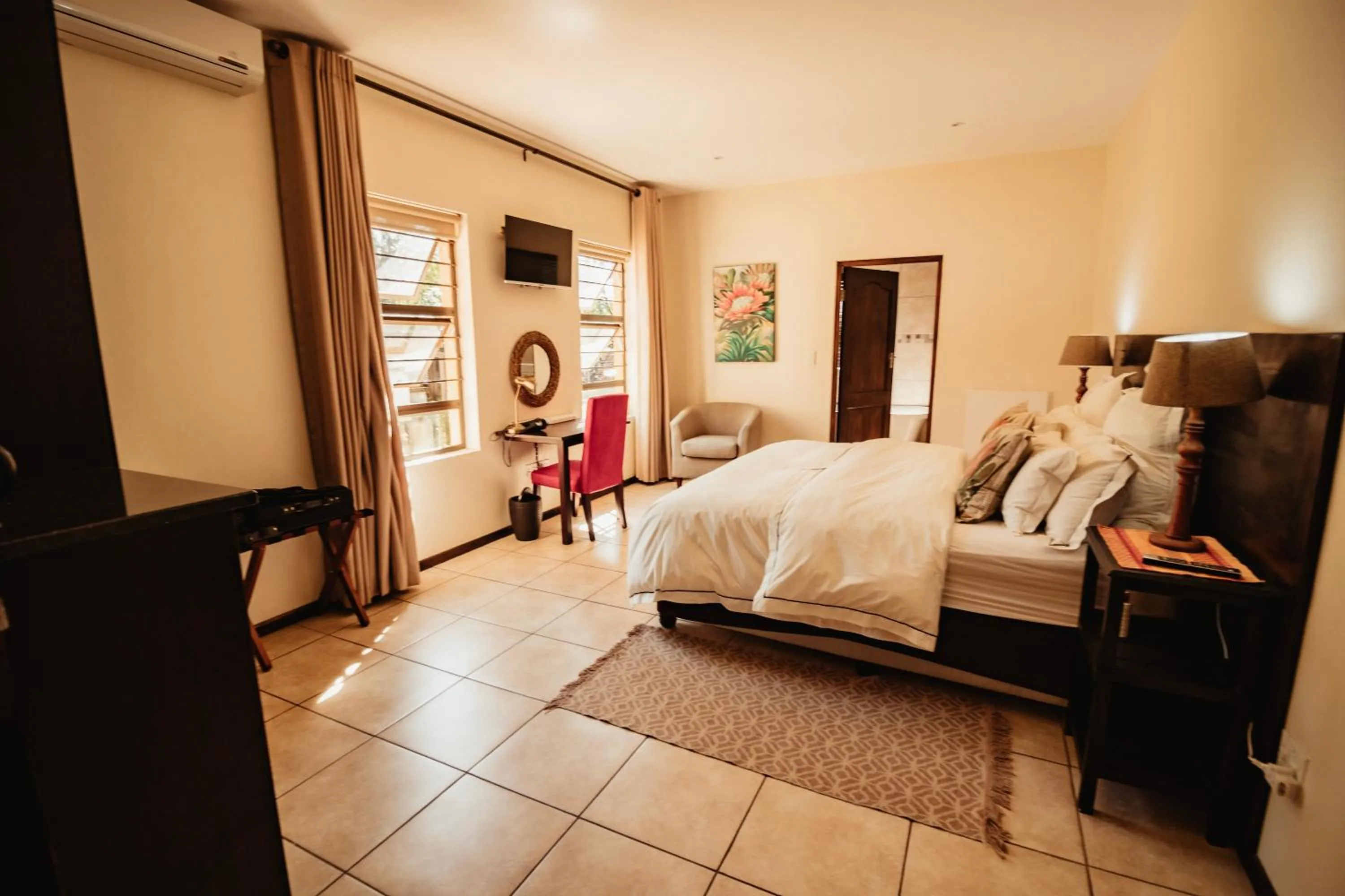 Bed in Blue Hills Lodge