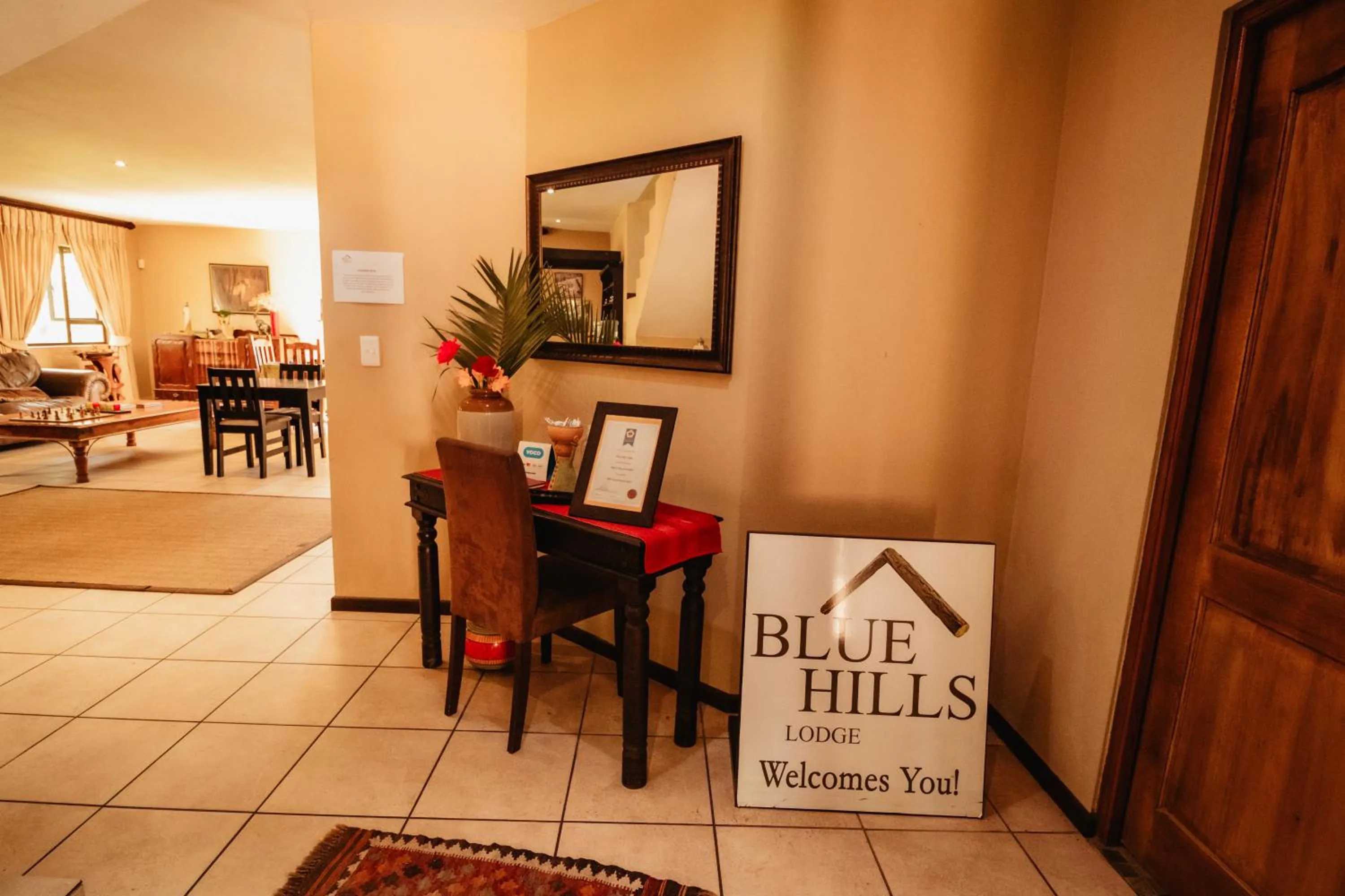 Facade/entrance in Blue Hills Lodge