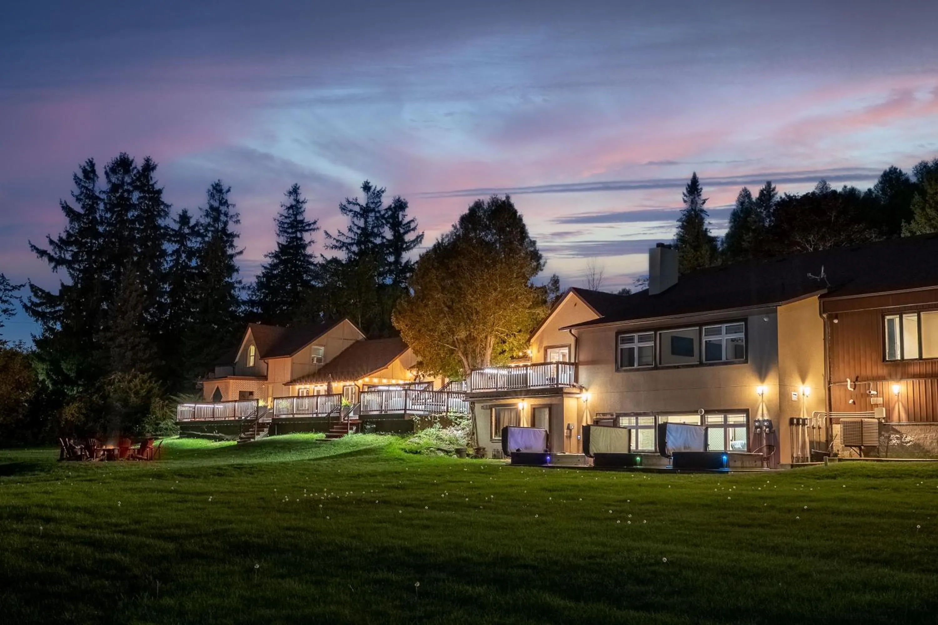 Garden view in Northumberland Heights Wellness Retreat & Spa