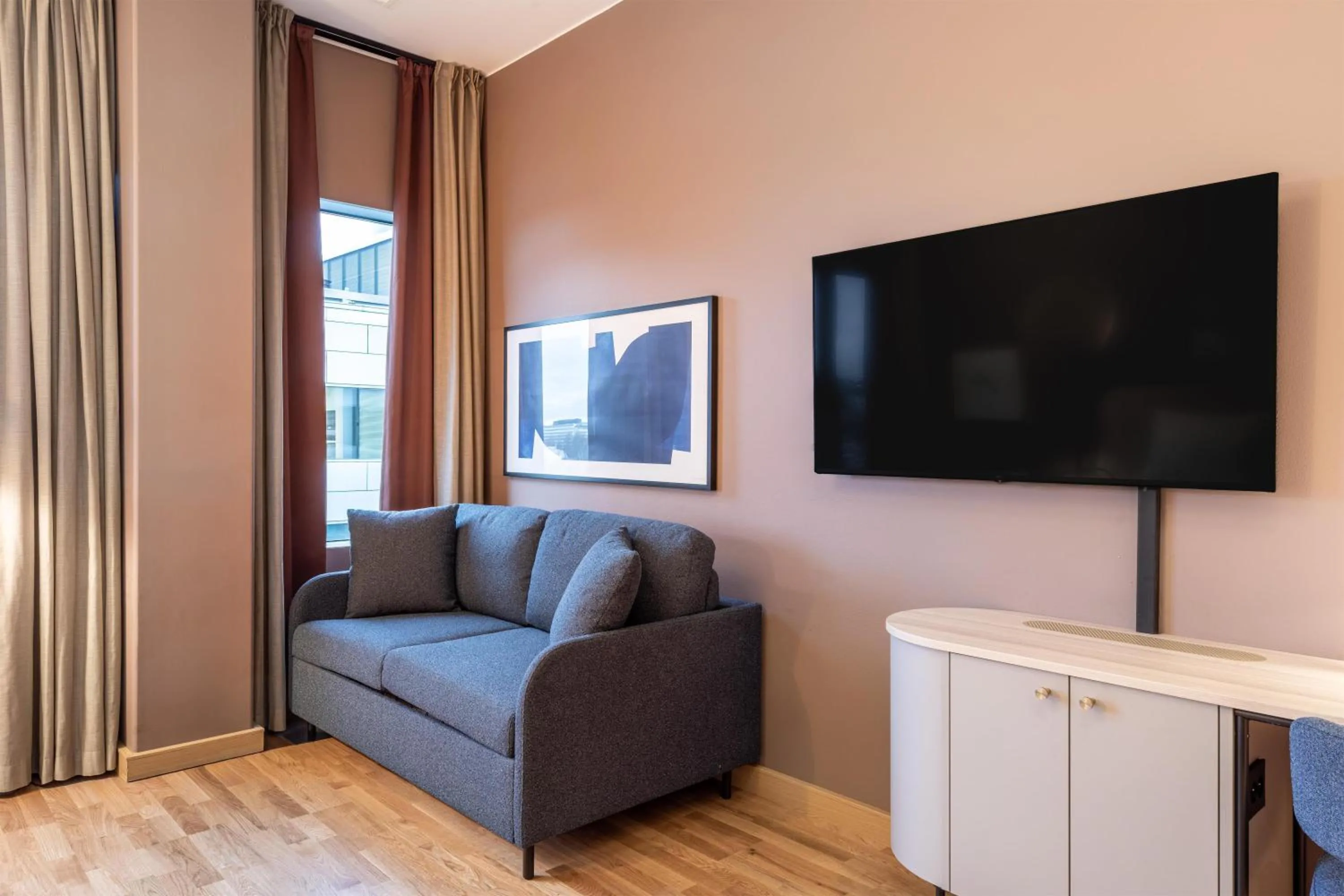 Bedroom in Scandic Helsinki Station