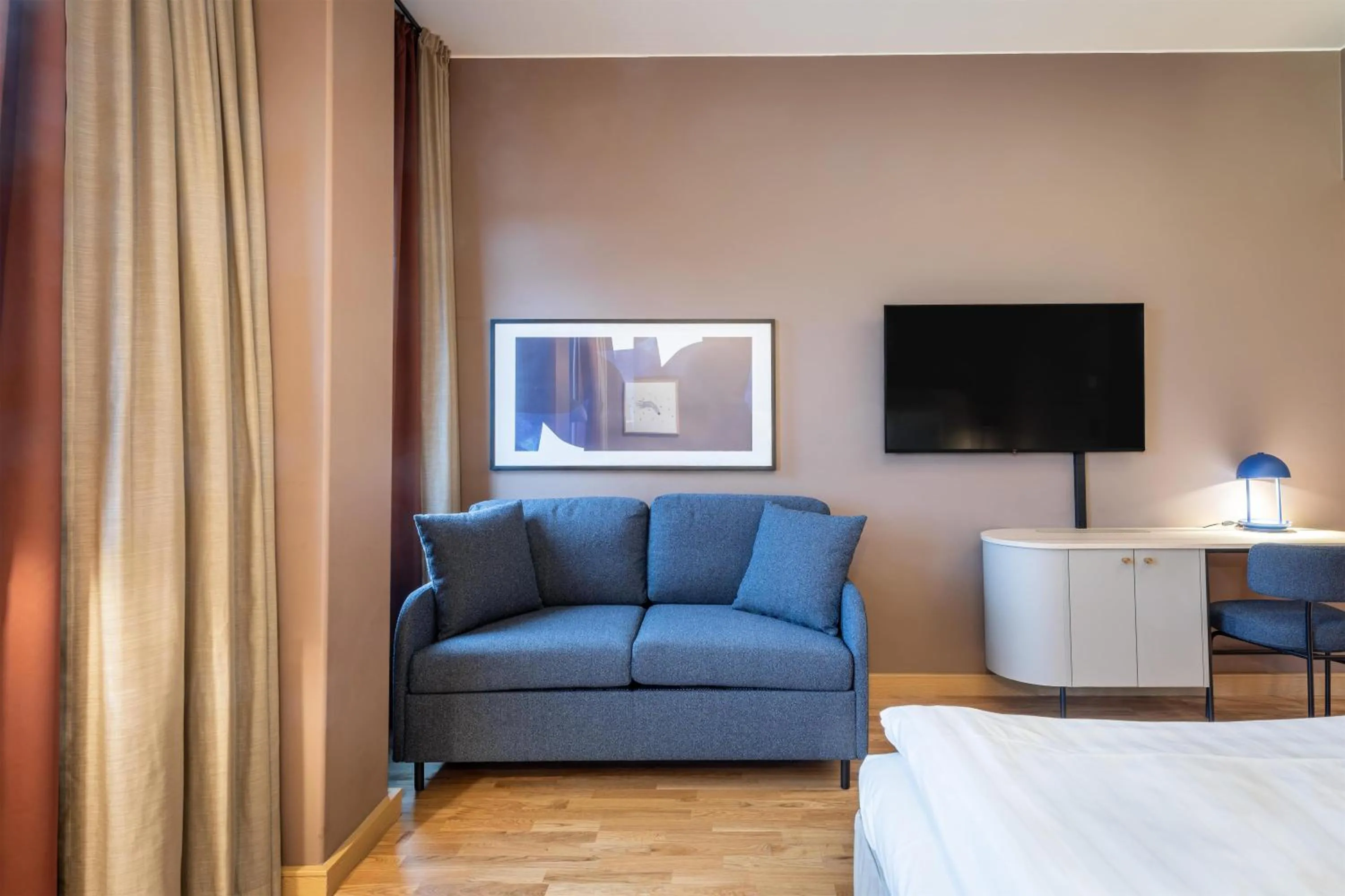 Bedroom in Scandic Helsinki Station