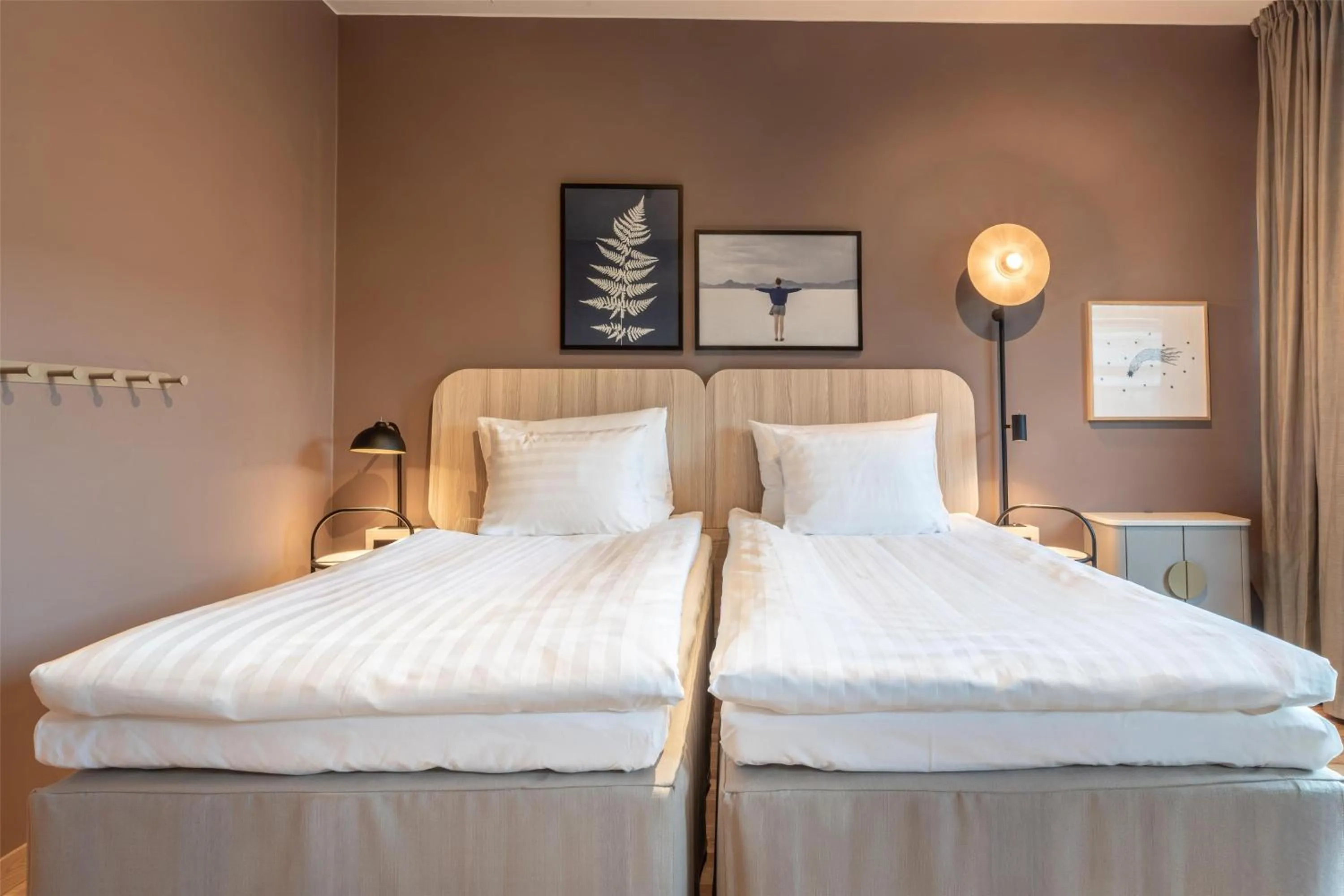 Bedroom, Bed in Scandic Helsinki Station