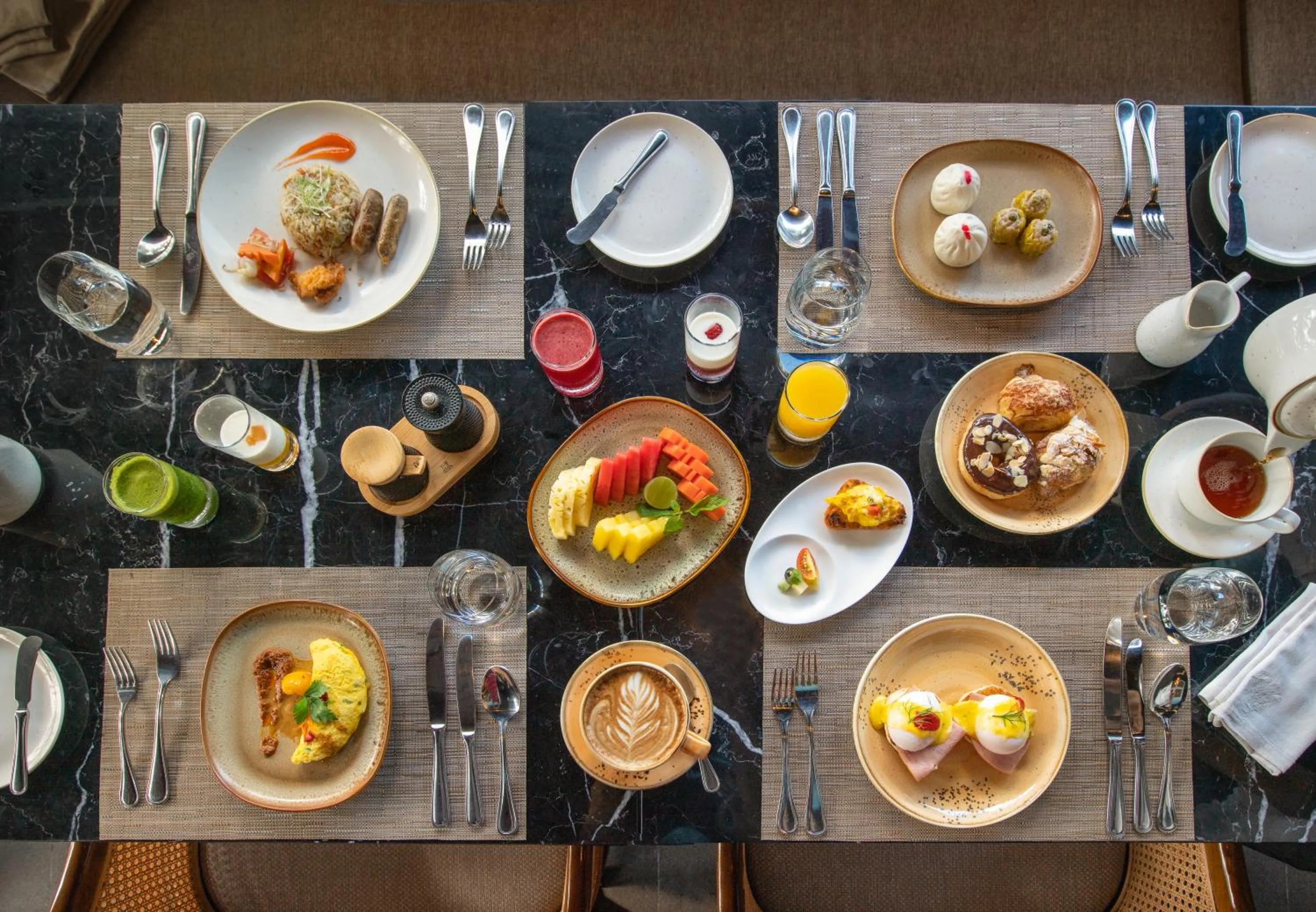 Breakfast in The Laguna, A Luxury Collection Resort & Spa, Nusa Dua, Bali