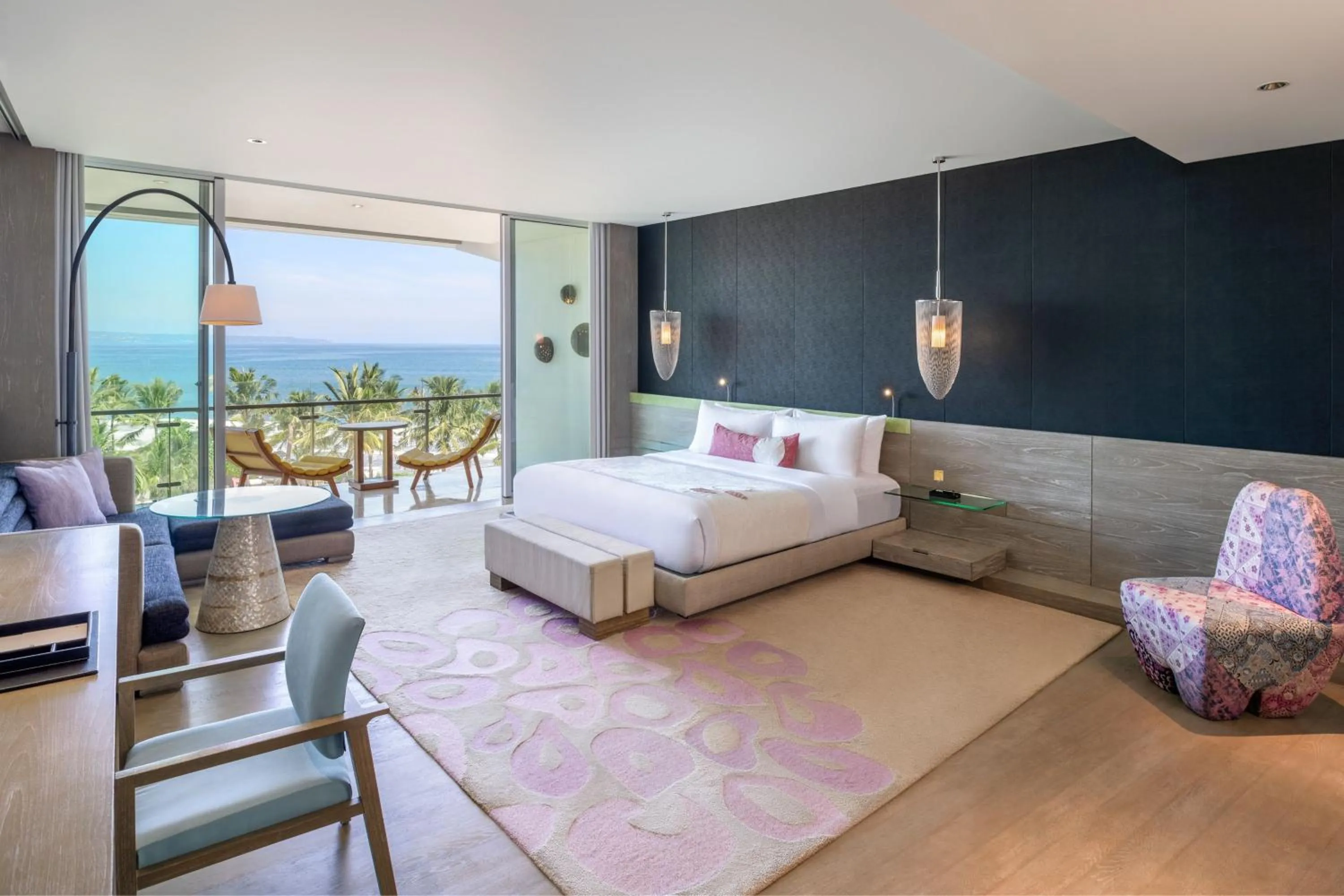 Bedroom, Bed in W Bali - Seminyak