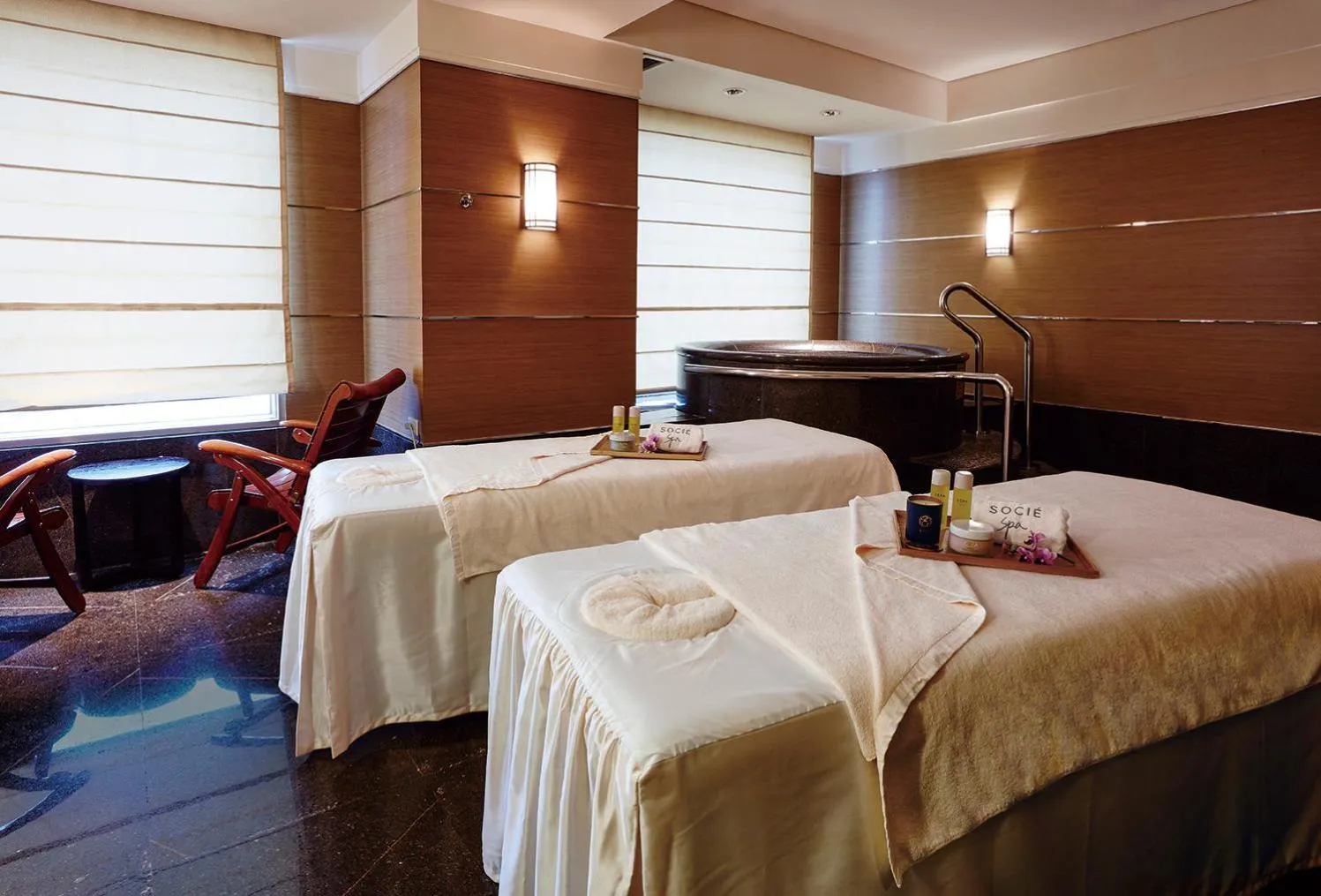 Spa and wellness centre/facilities, Bed in Shangri-La Far Eastern, Taipei
