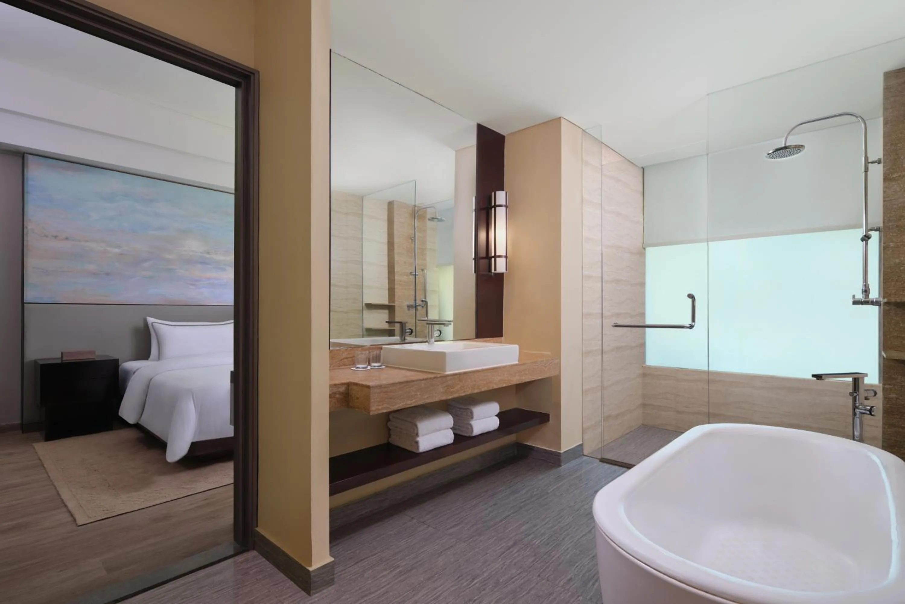 Shower, Bed in The Westin Resort Nusa Dua, Bali