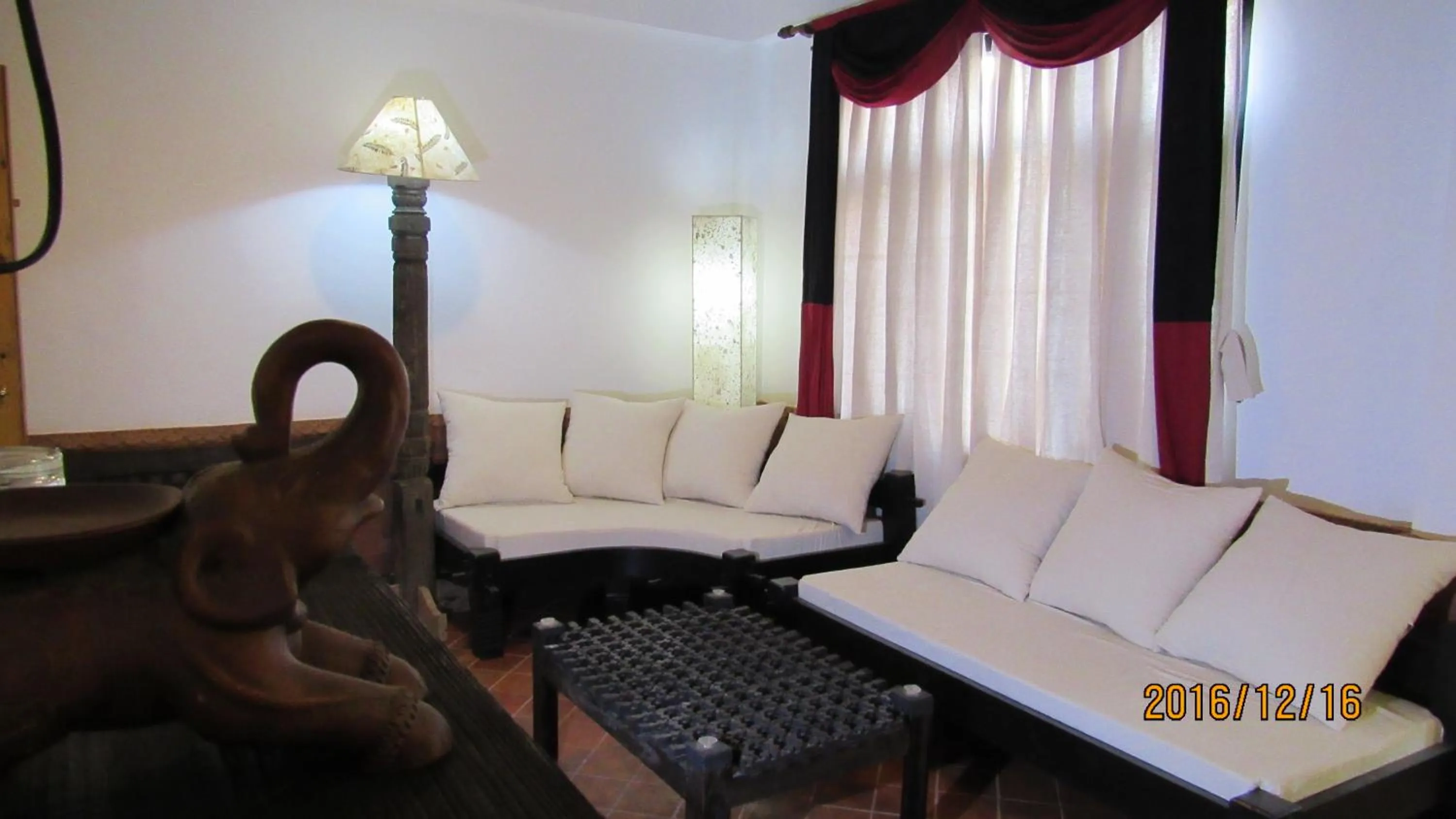 Seating area in Hotel Ganesh Himal