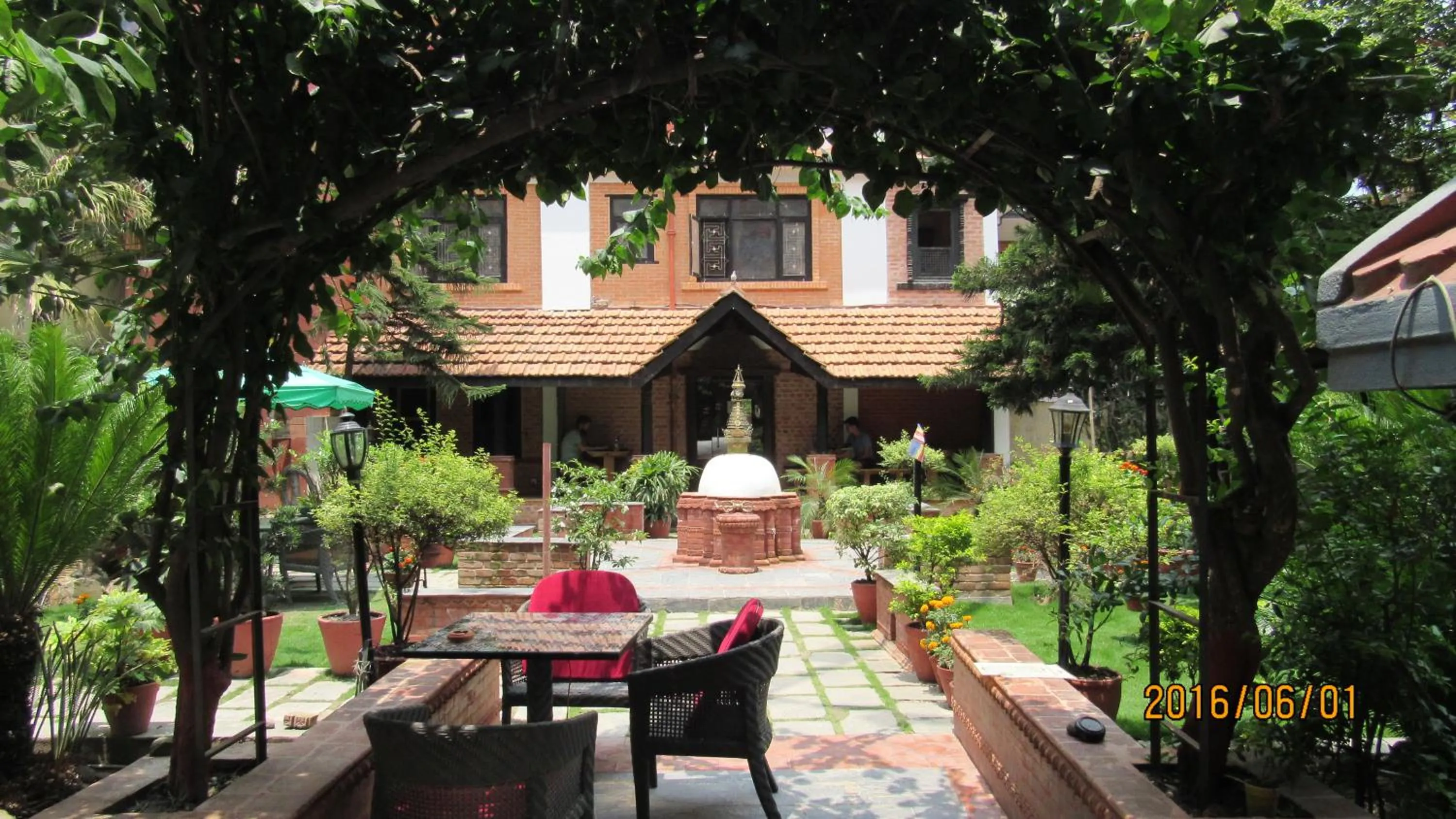 Garden in Hotel Ganesh Himal