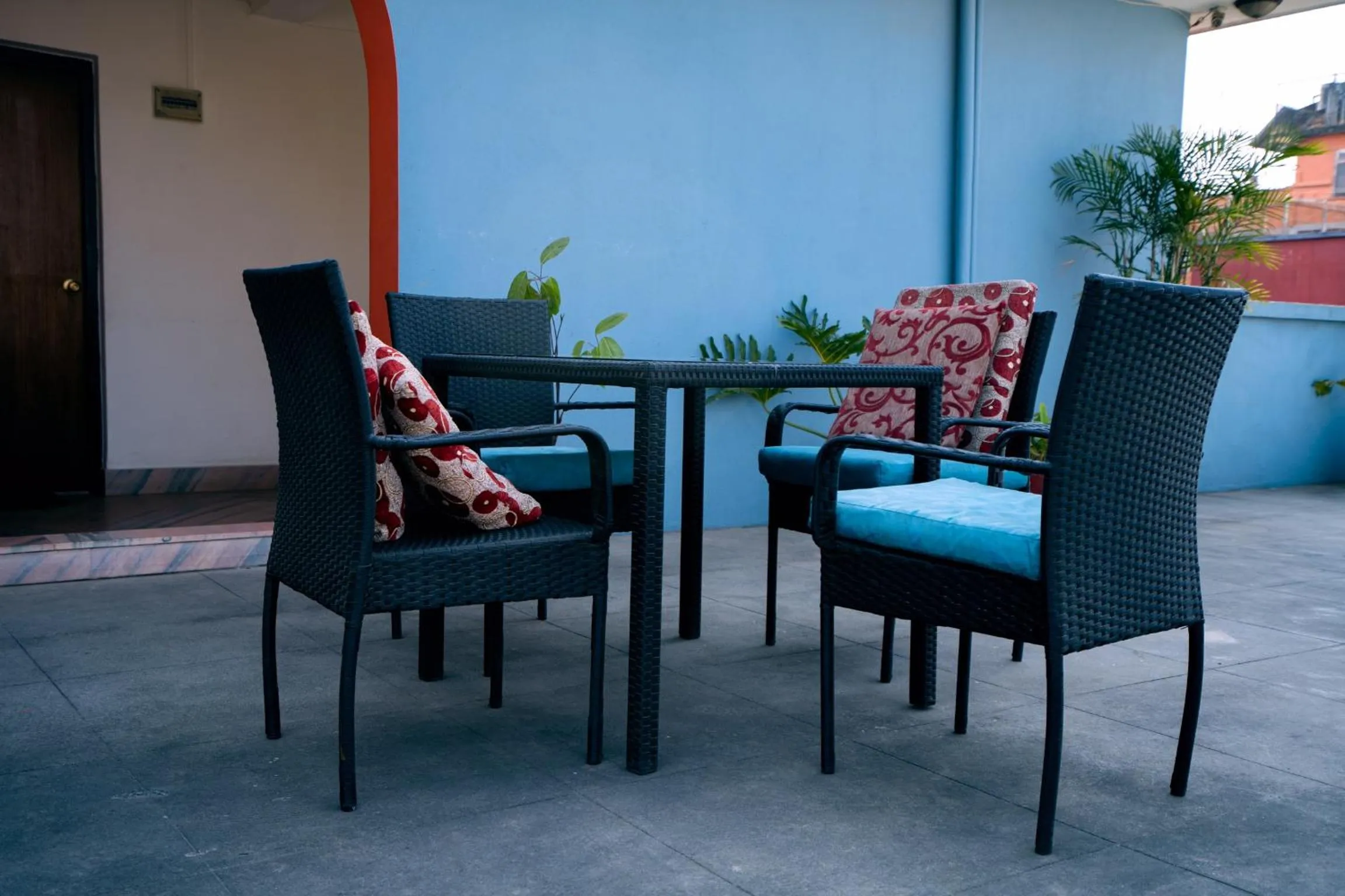 Balcony/Terrace in Hotel Ganesh Himal