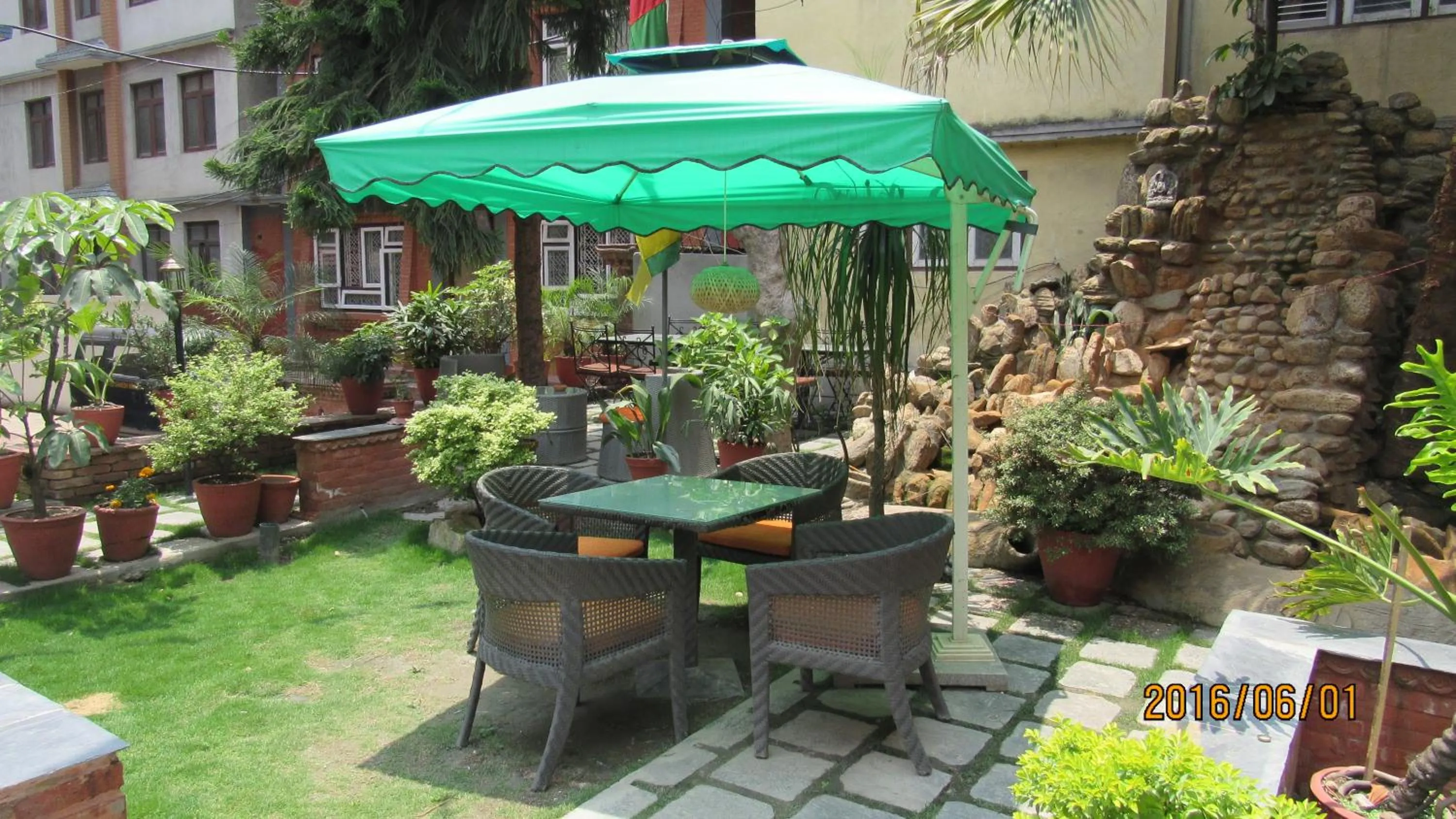 Garden in Hotel Ganesh Himal