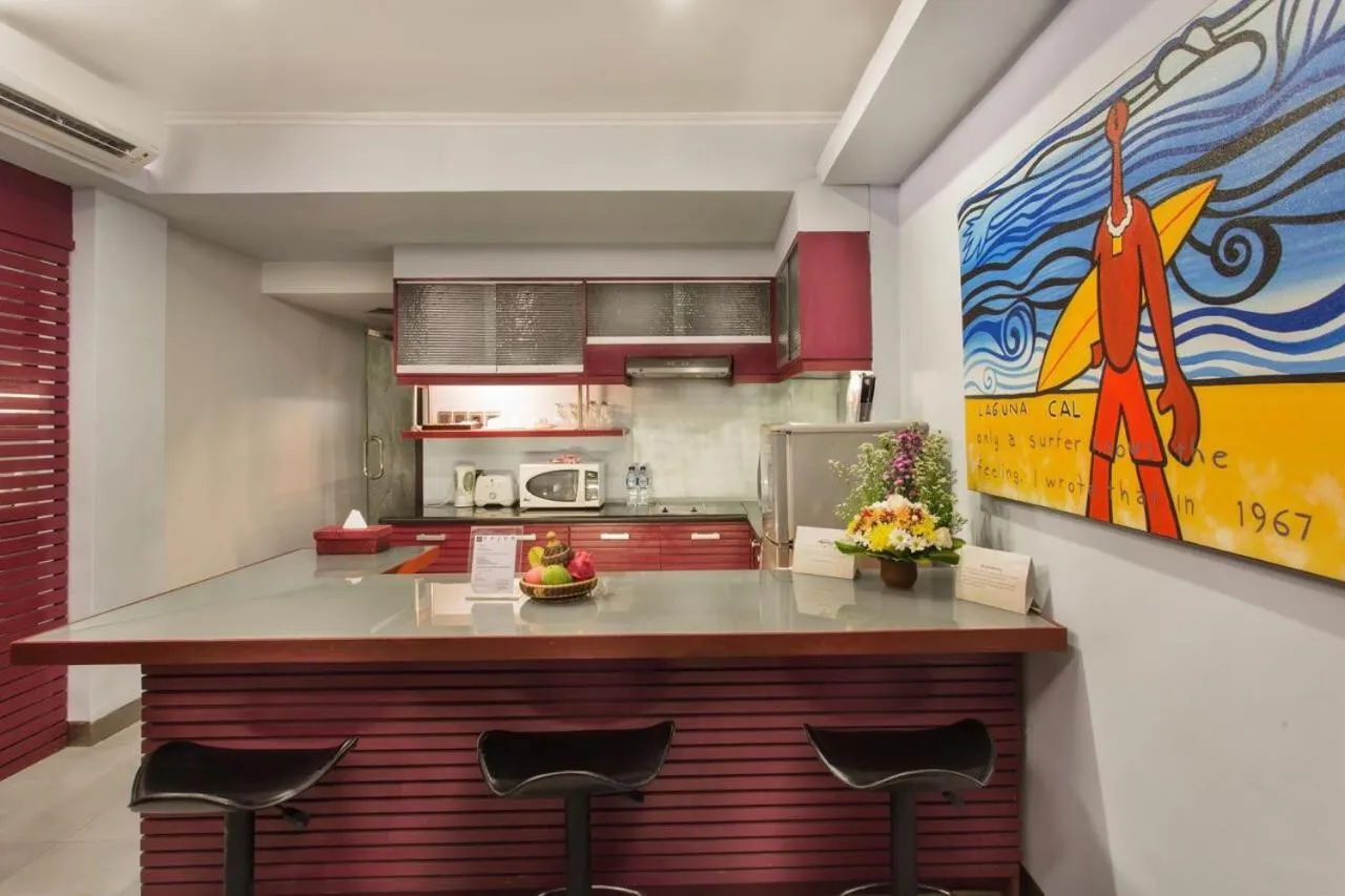 Kitchen or kitchenette in Sejuk Suites