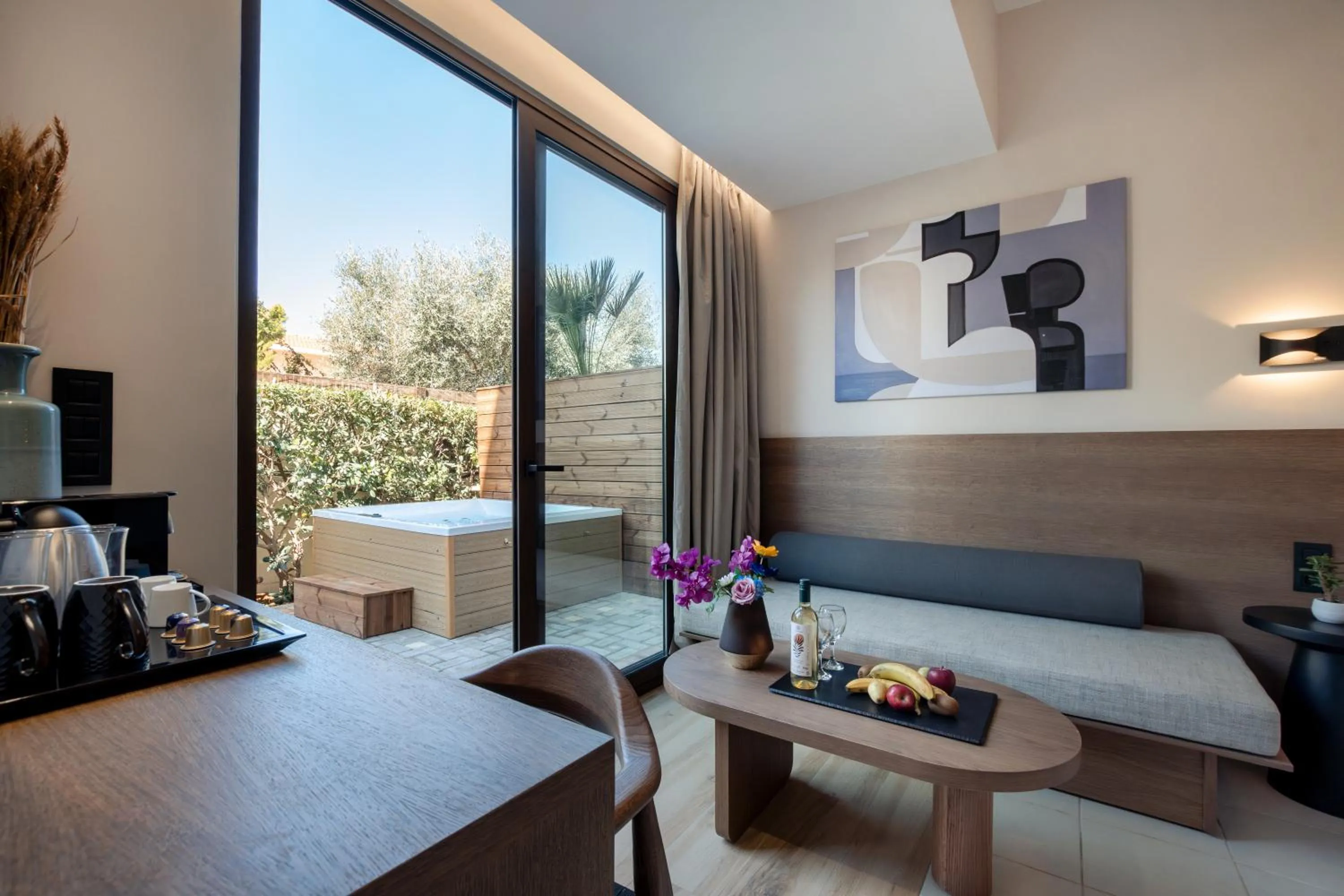 Hot Tub in Dimitra Hotel & Apartments by Omilos Hotels