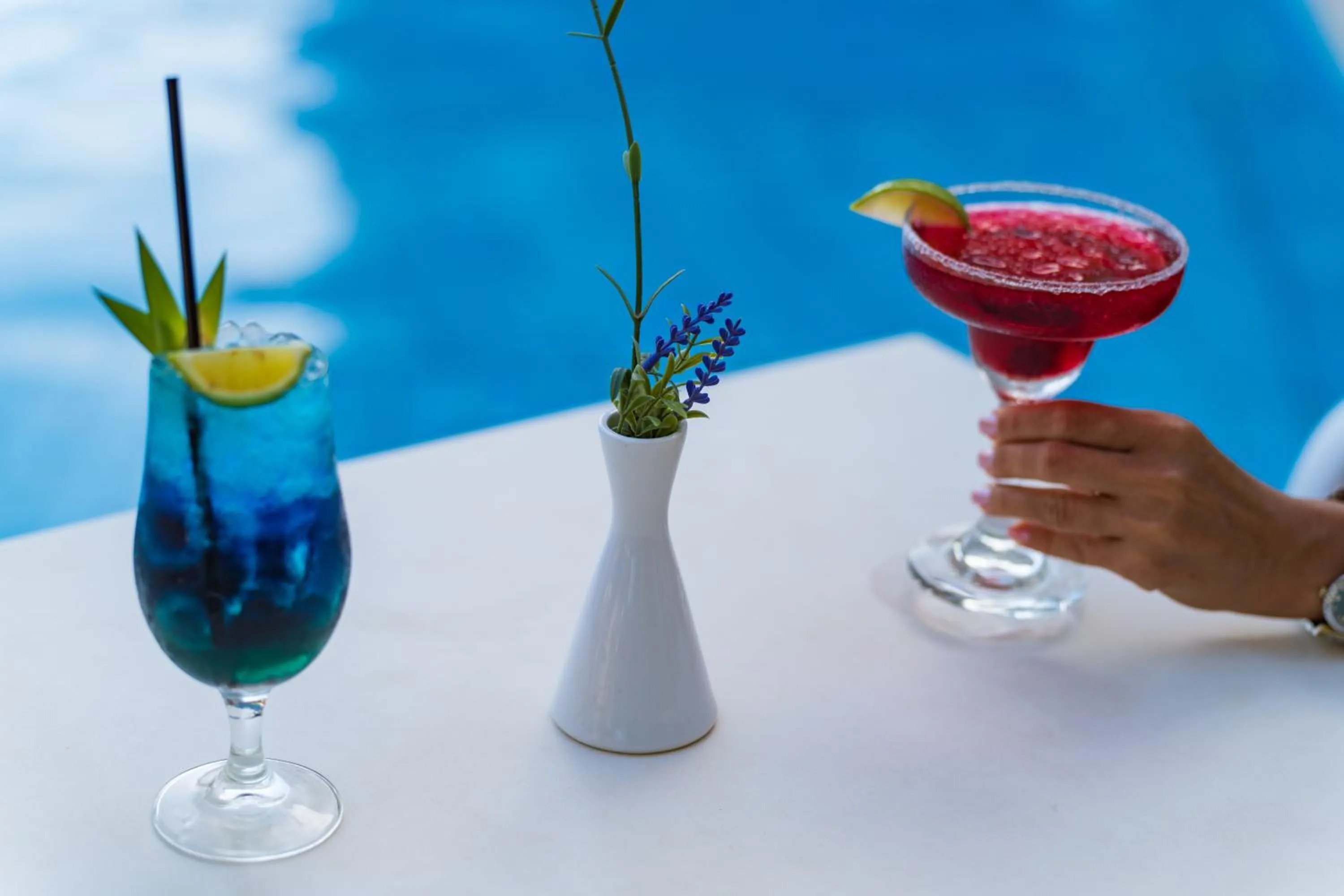 Swimming pool in Dimitra Hotel & Apartments by Omilos Hotels