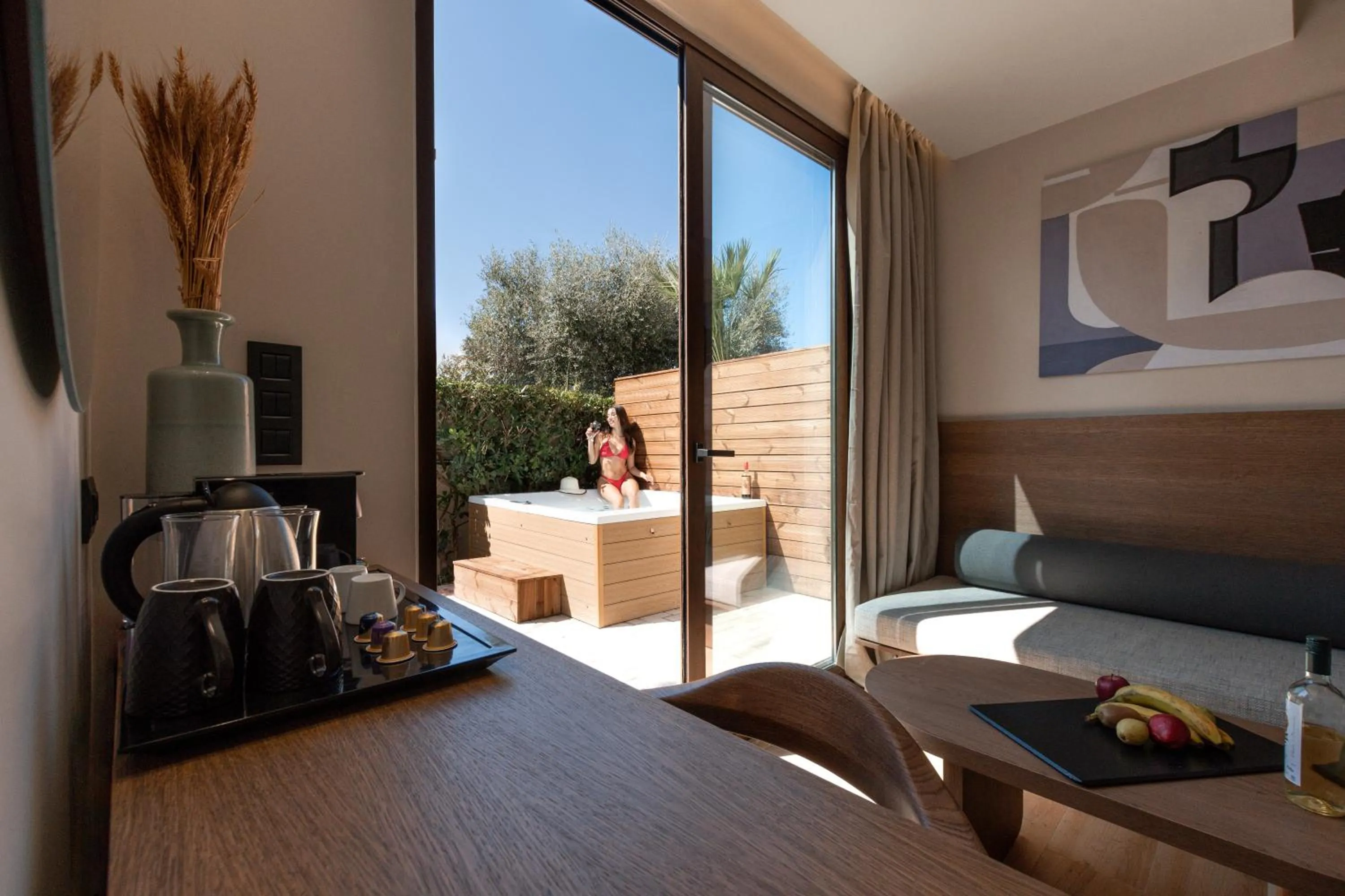 Hot Tub in Dimitra Hotel & Apartments by Omilos Hotels