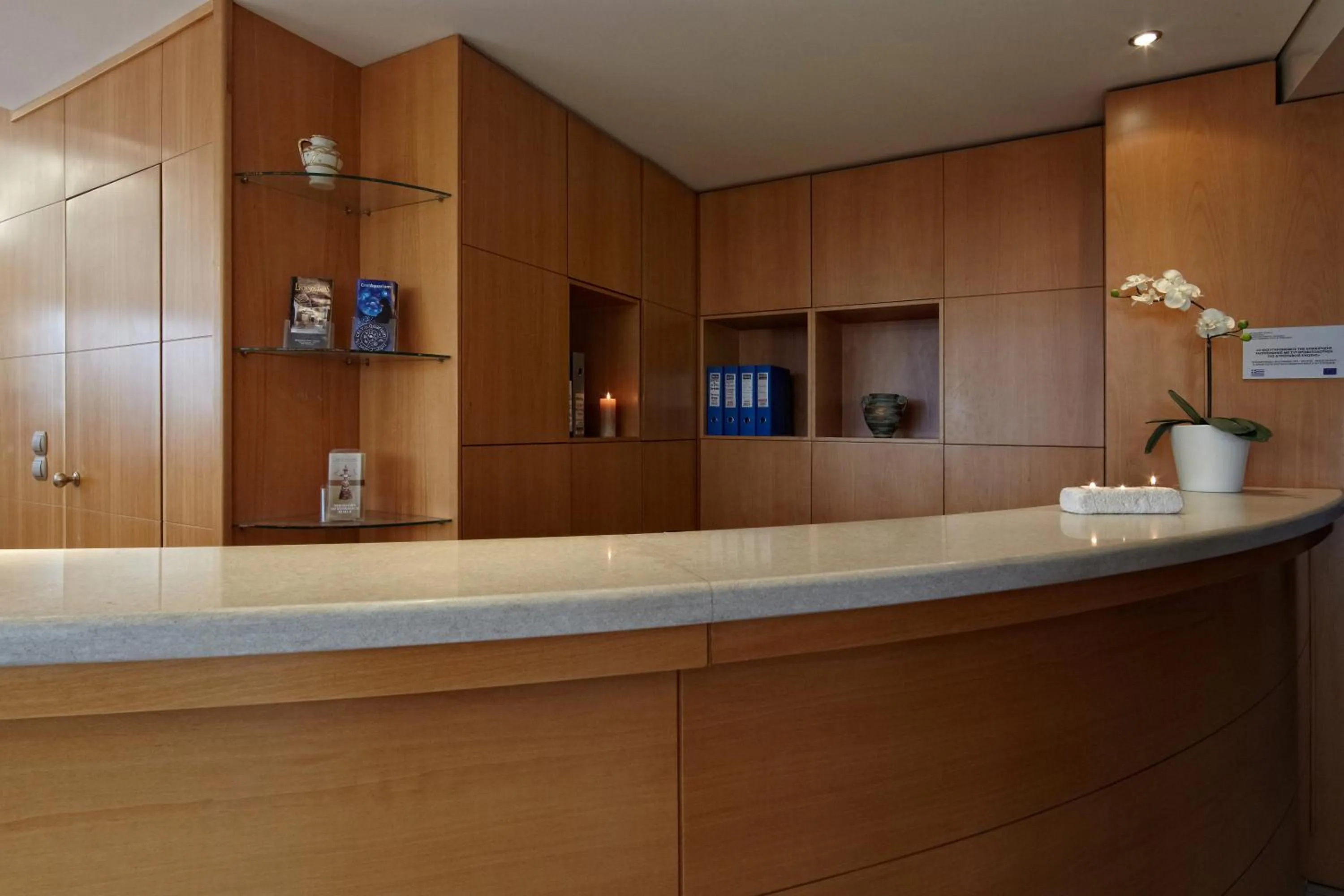 Lobby or reception in Dimitra Hotel & Apartments by Omilos Hotels